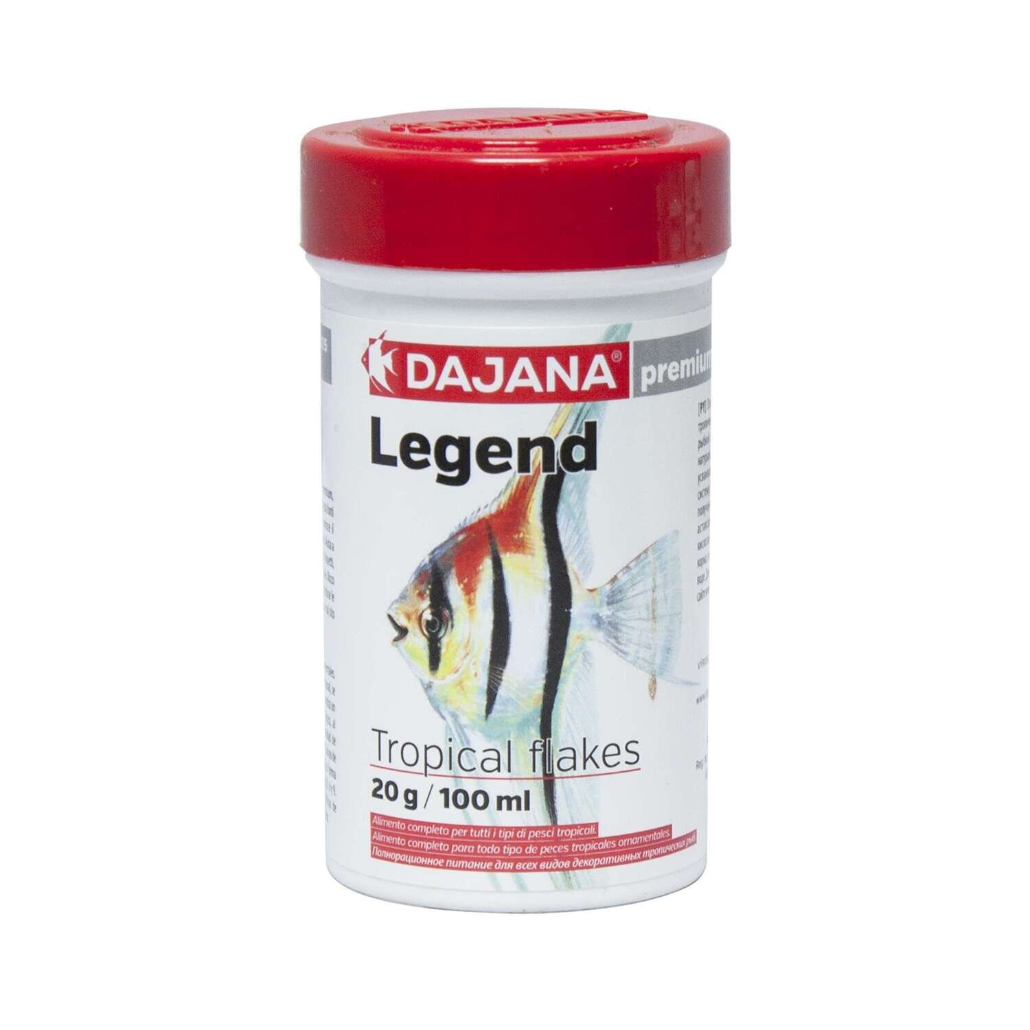 Escamas para peces tropicales Legend de DAJANA 100 ml