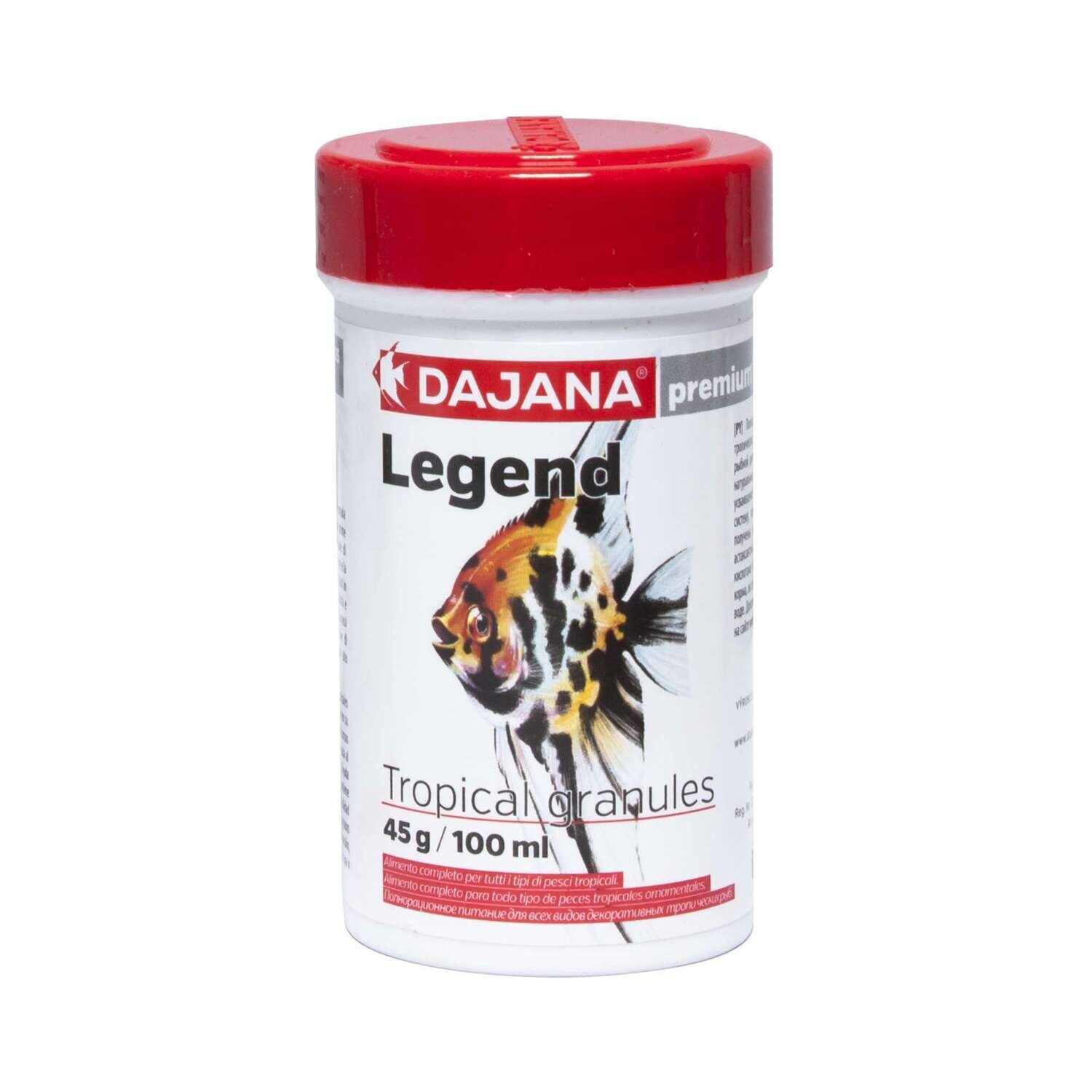 Gr�nulos para peces tropicales Legend de DAJANA  100 ml