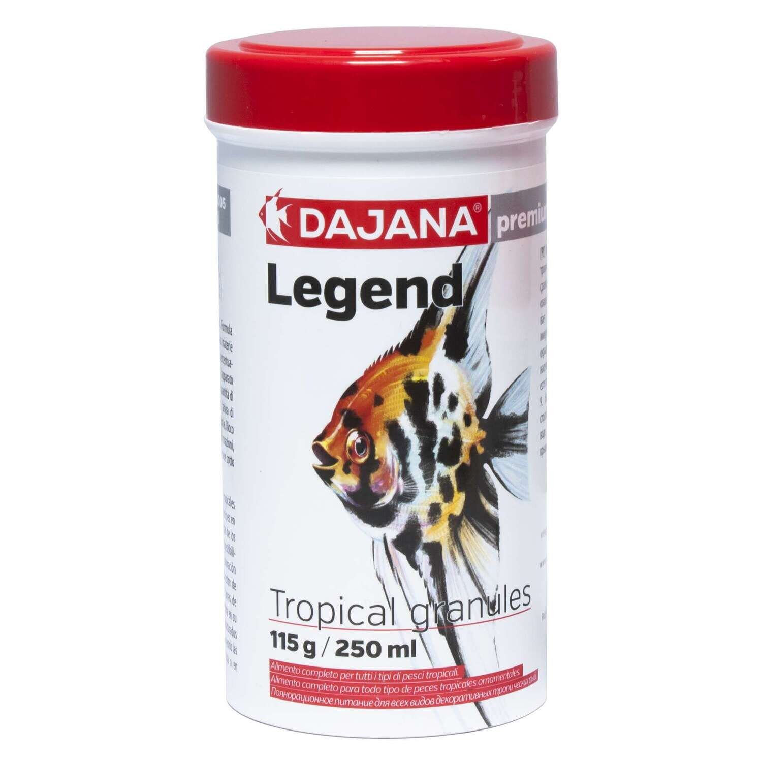 Gr�nulos para peces tropicales Legend de DAJANA  250 ml