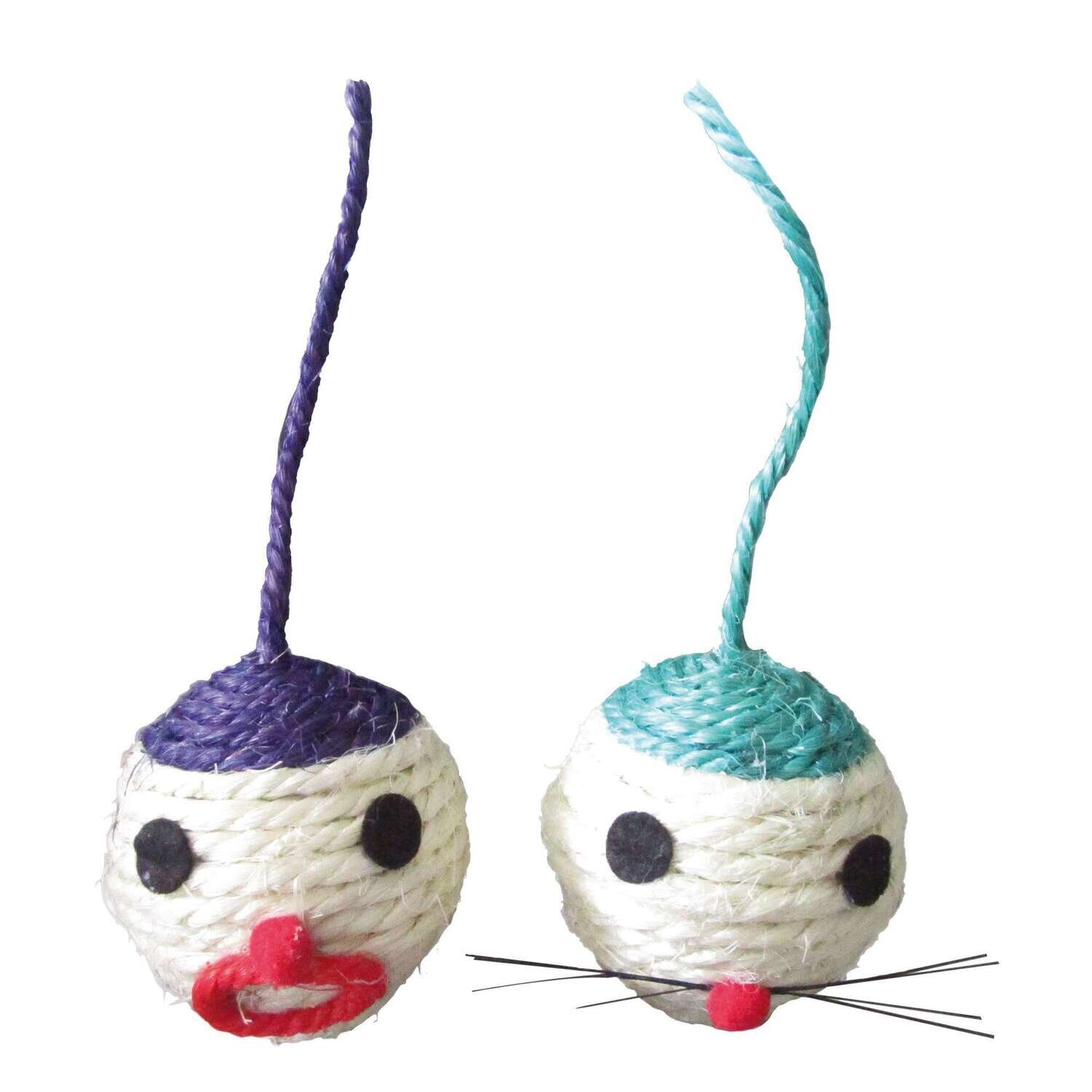 Mini rascador / Juguete con cordel 0x7x0 cm