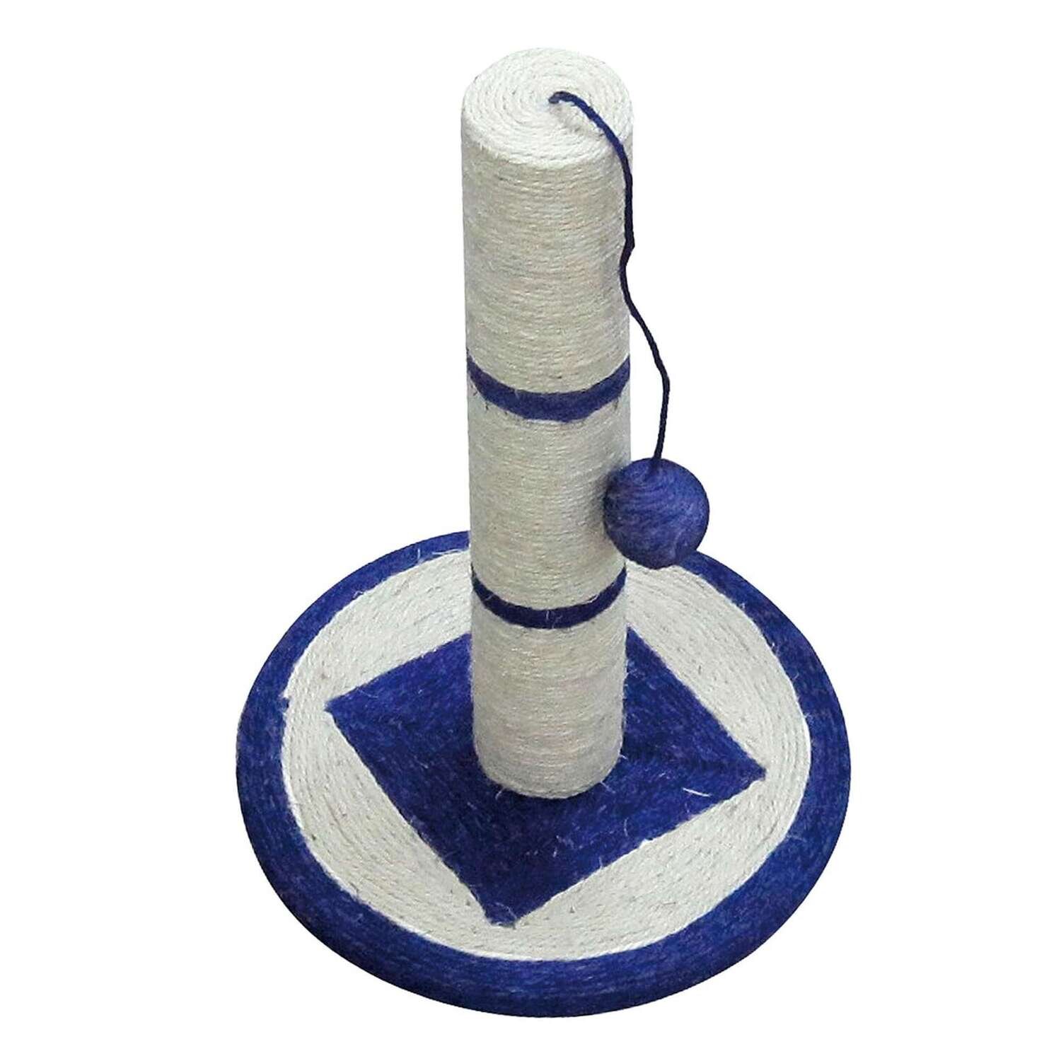 Rascador con base circular y pelota 30x30x42 cm