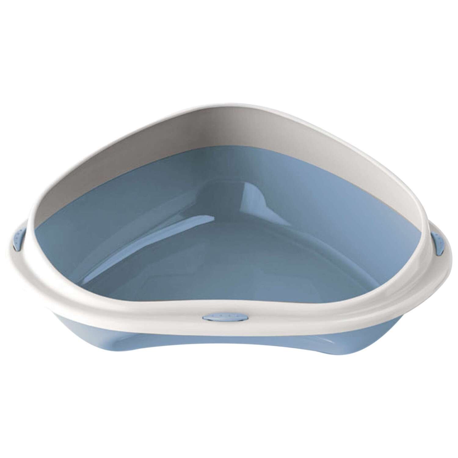 Bandeja sanitaria de esquina Shuttle con marco exterior 58x48x20,5 cm
