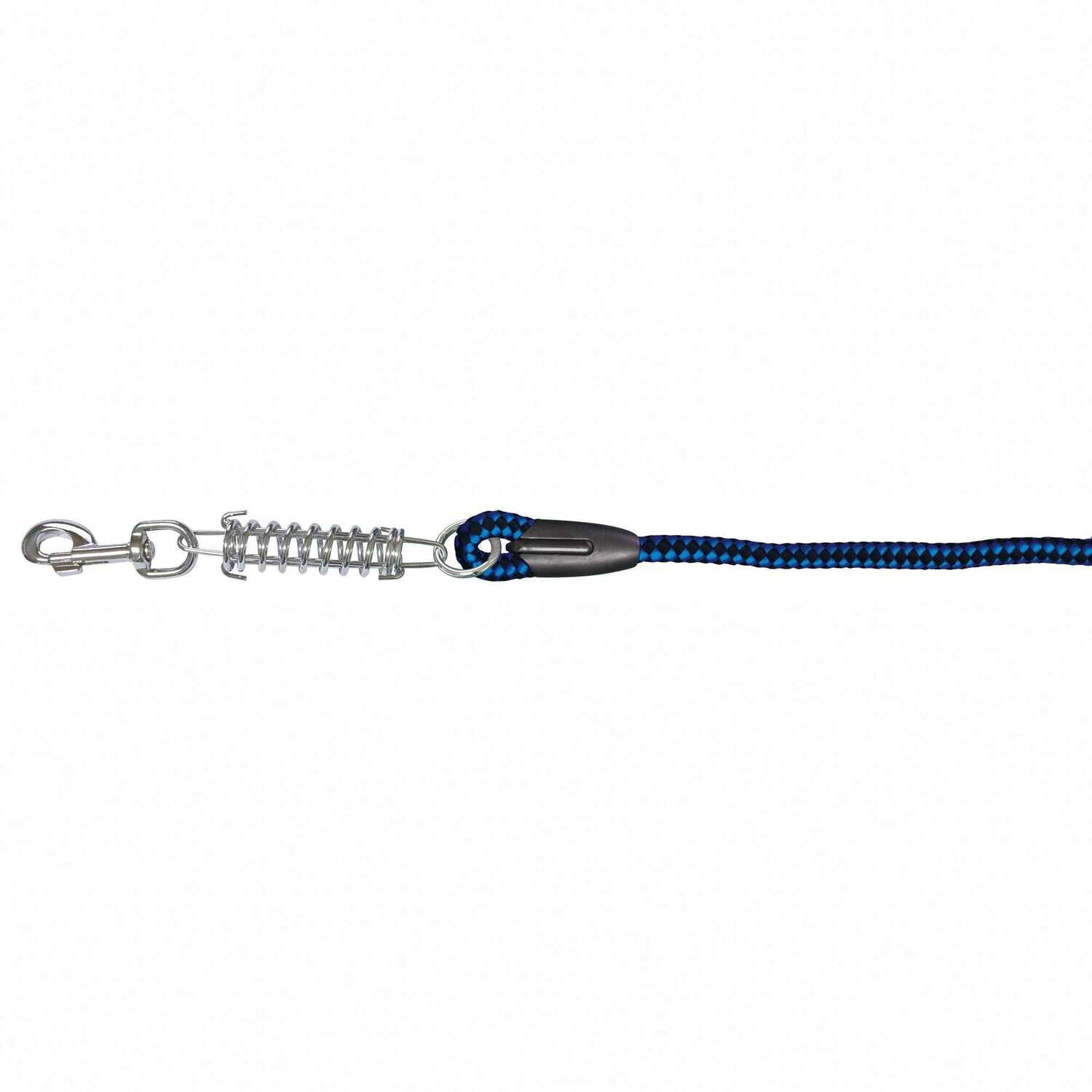 Correa Redonda con muelle azul y negra ICA 60x1,8 cm