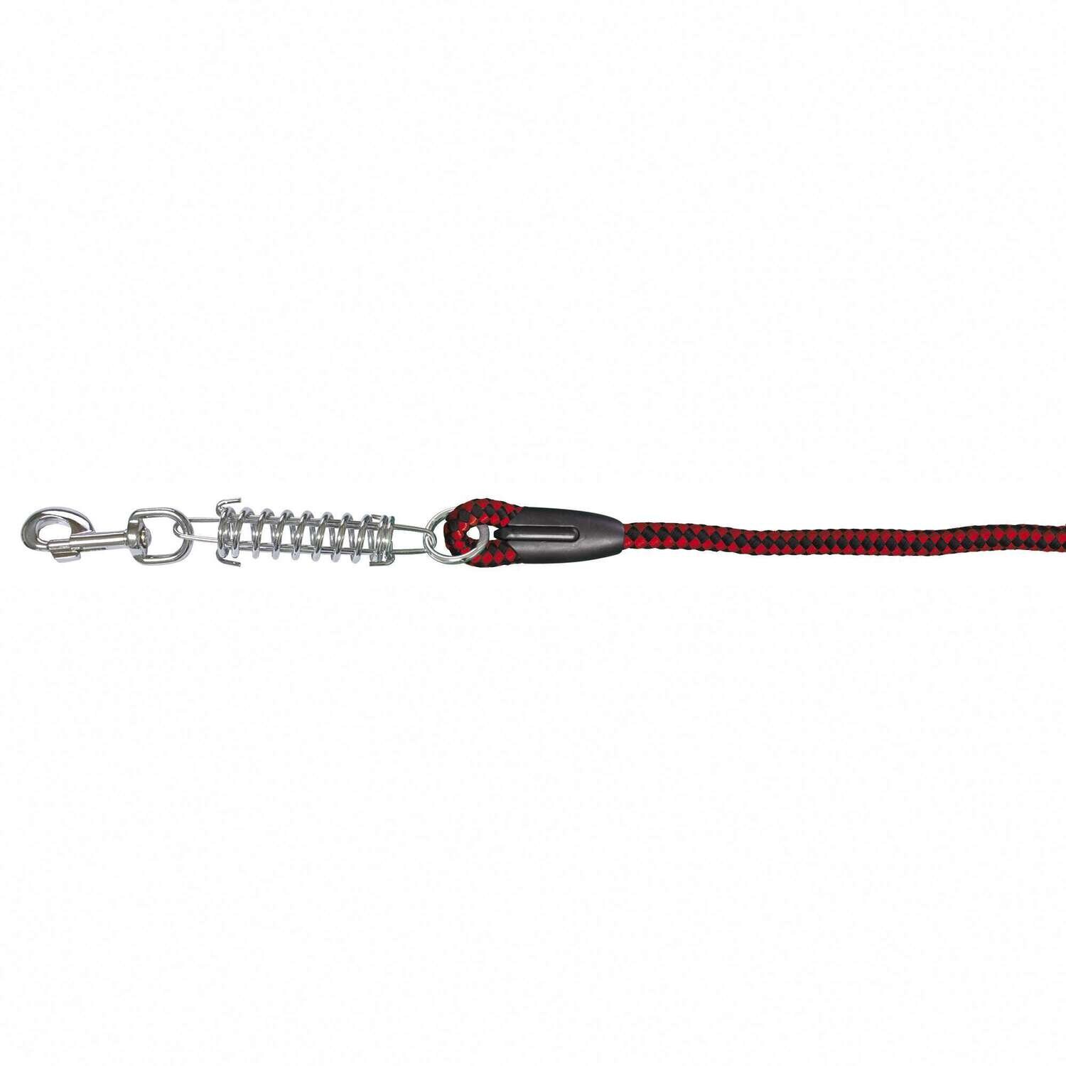 Correa Redonda con muelle roja y negra ICA 60x2 cm