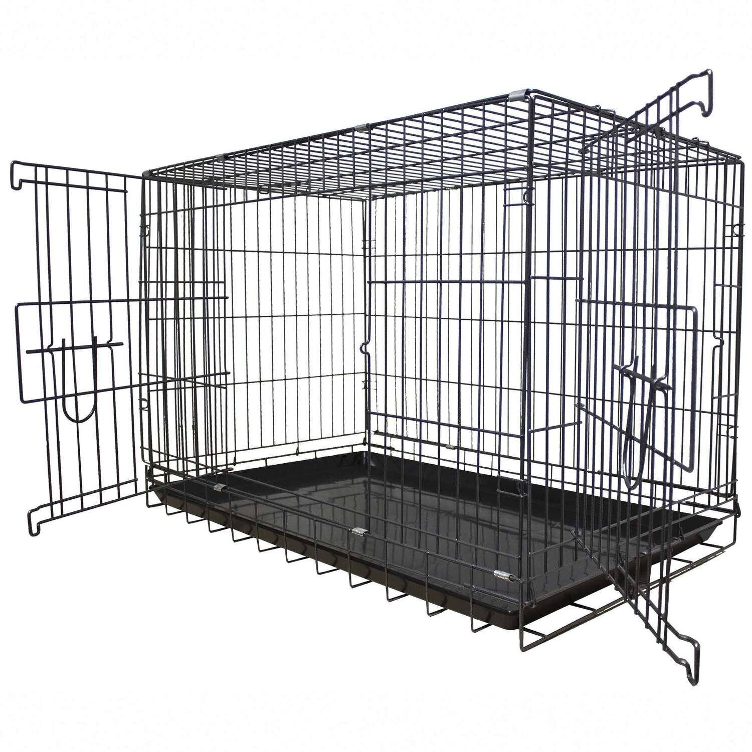 Jaul�n met�lico plegable 107x69,5x76,5 cm