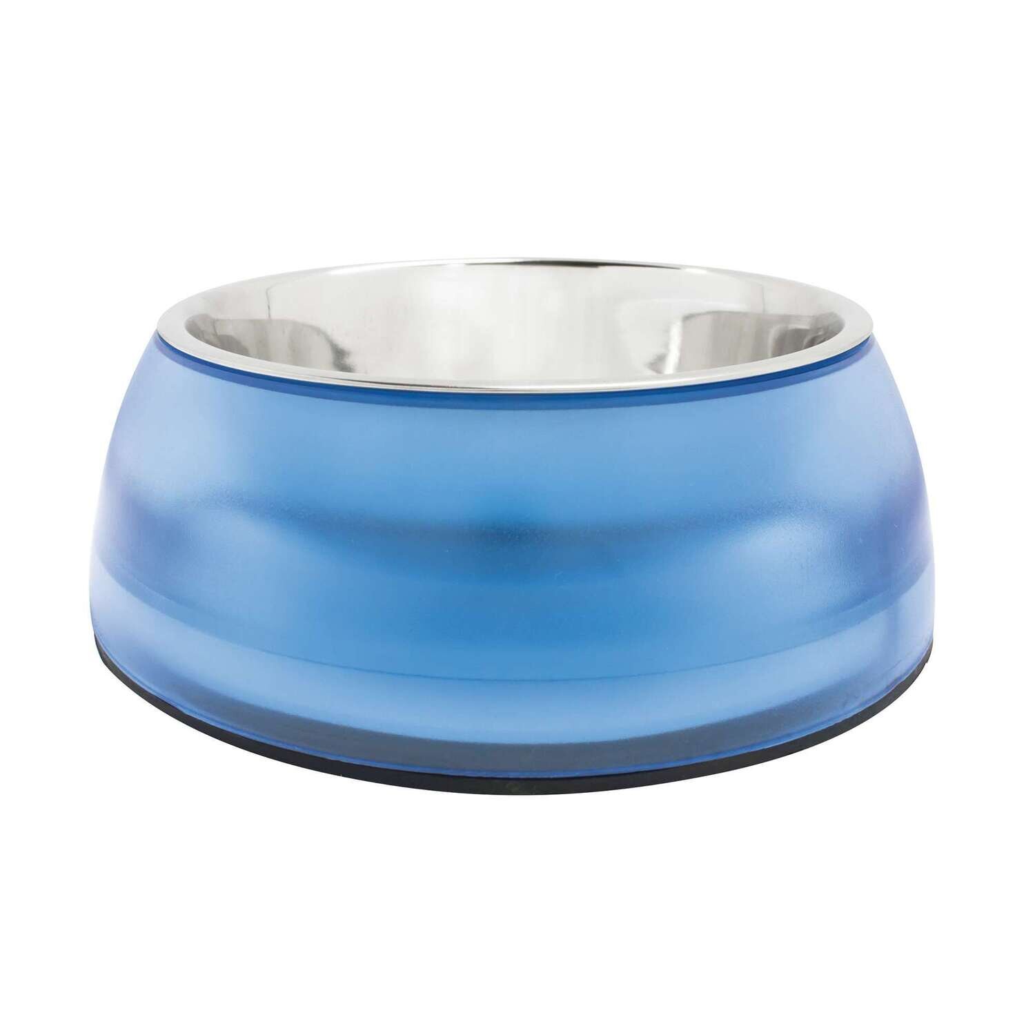Comedero de acero inoxidable Azul Sky 18 cm