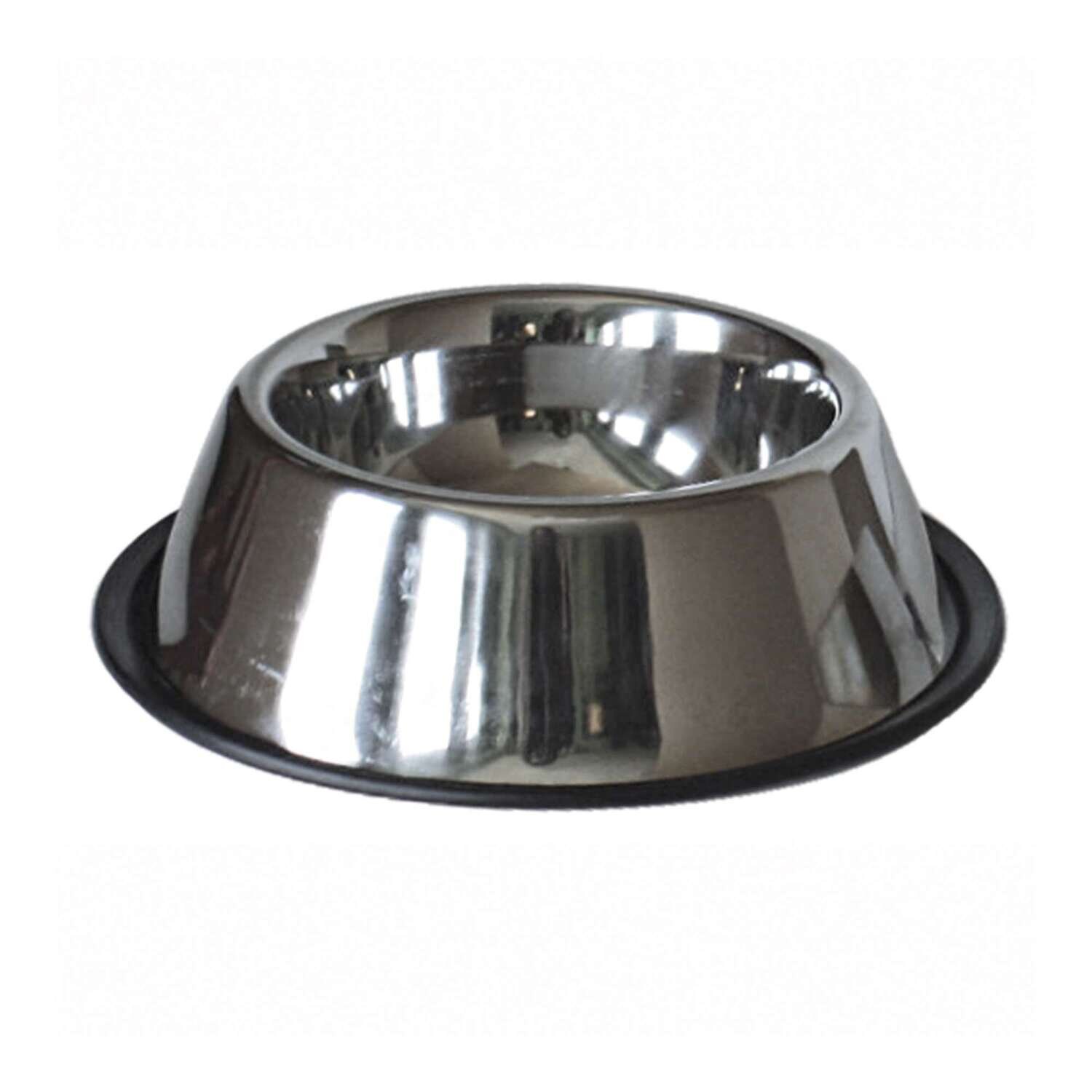 Comedero de acero inoxidable antideslizante 16 cm