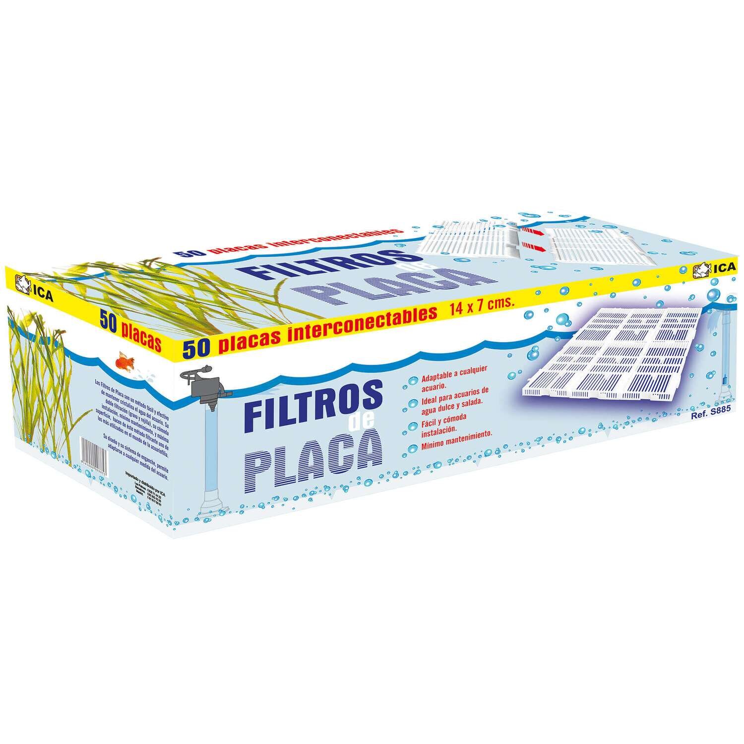 Filtro de Placas Interconectables 14x7x0 cm