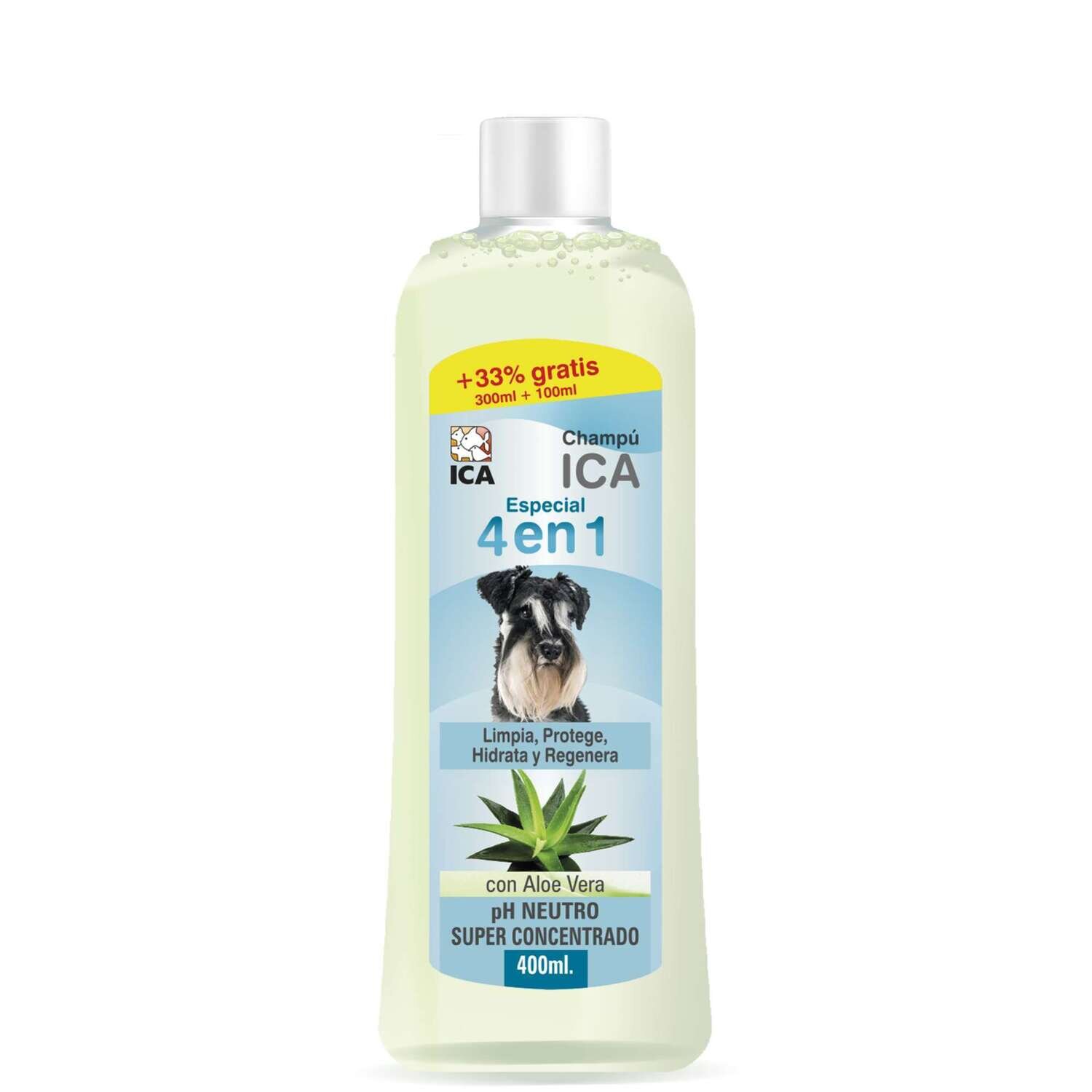 Champ� 4 en 1 con Aloe Vera para perros 400 ml