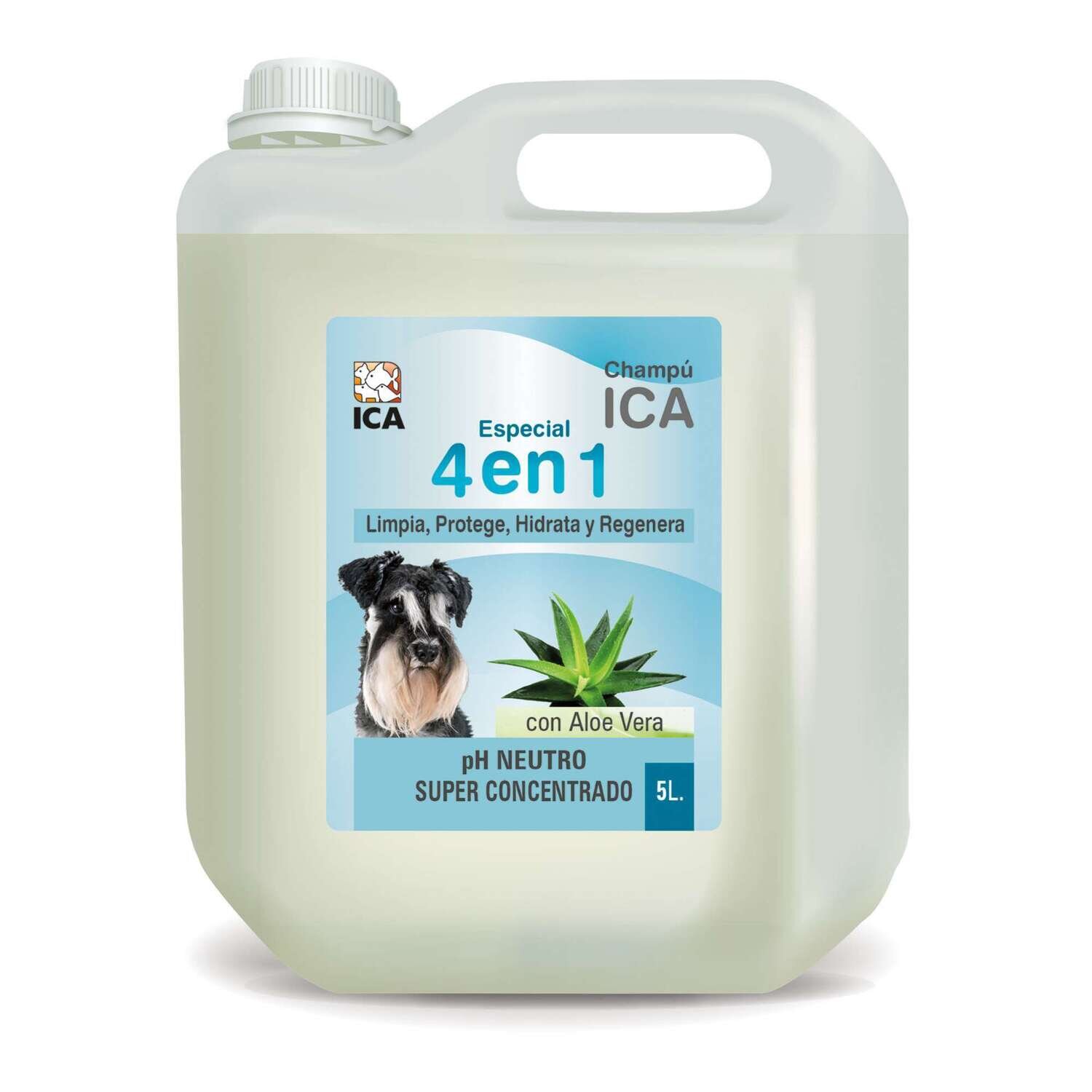 Champ� 4 en 1 con Aloe Vera para perros 5 l