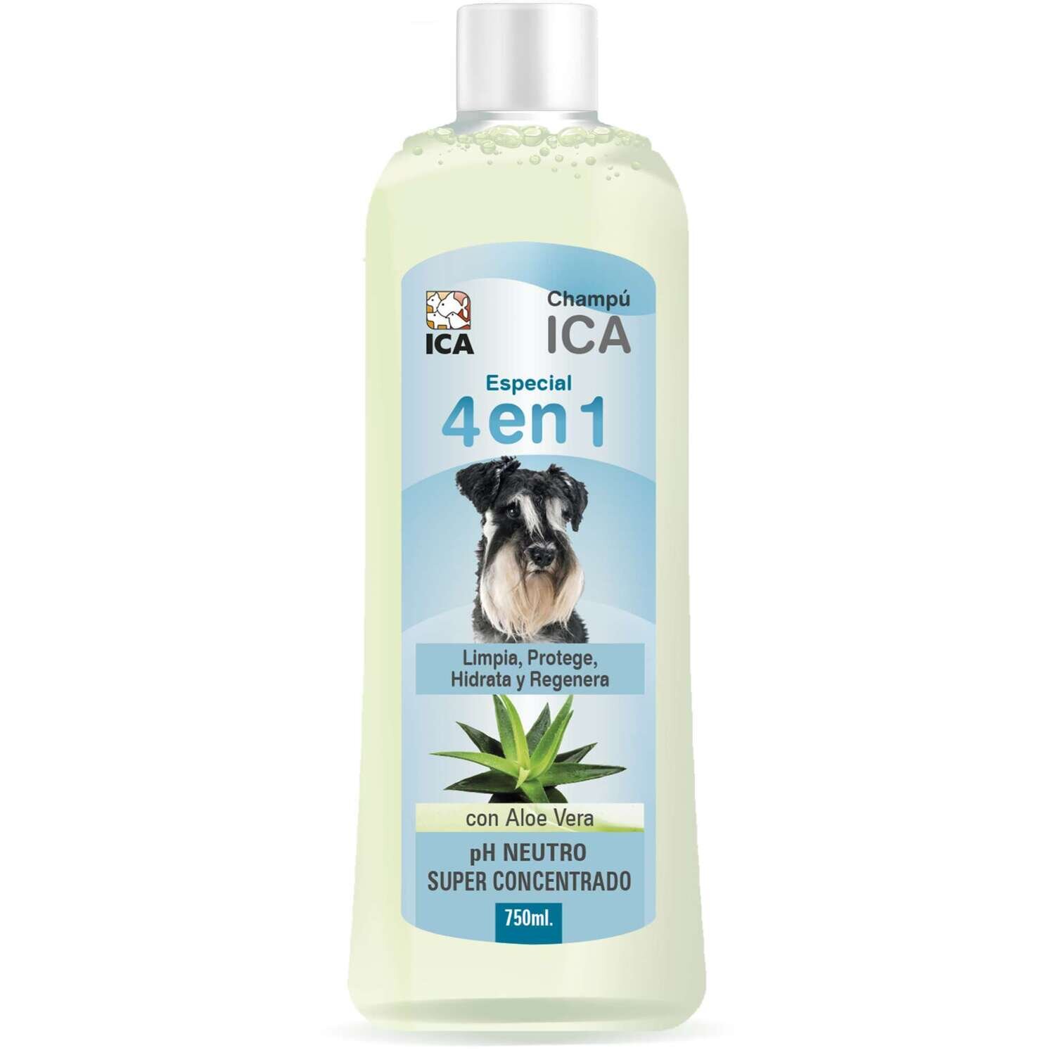 Champ� 4 en 1 con Aloe Vera para perros 750 ml