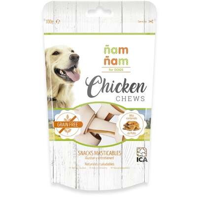 Snack Chicken CHEWS huesos de pollo �am �am 10 cm 100 g