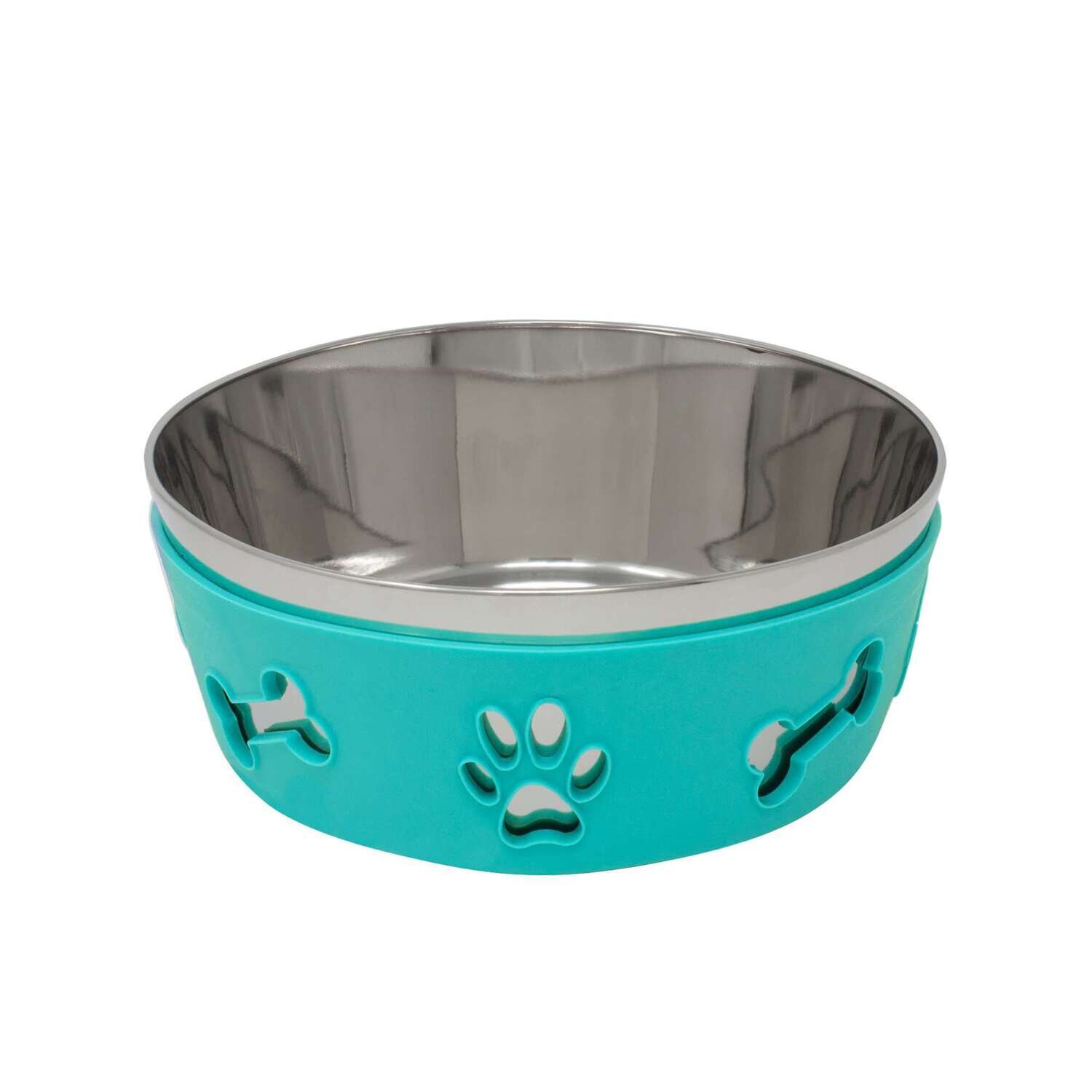Comedero de acero antideslizante Deco 16 cm