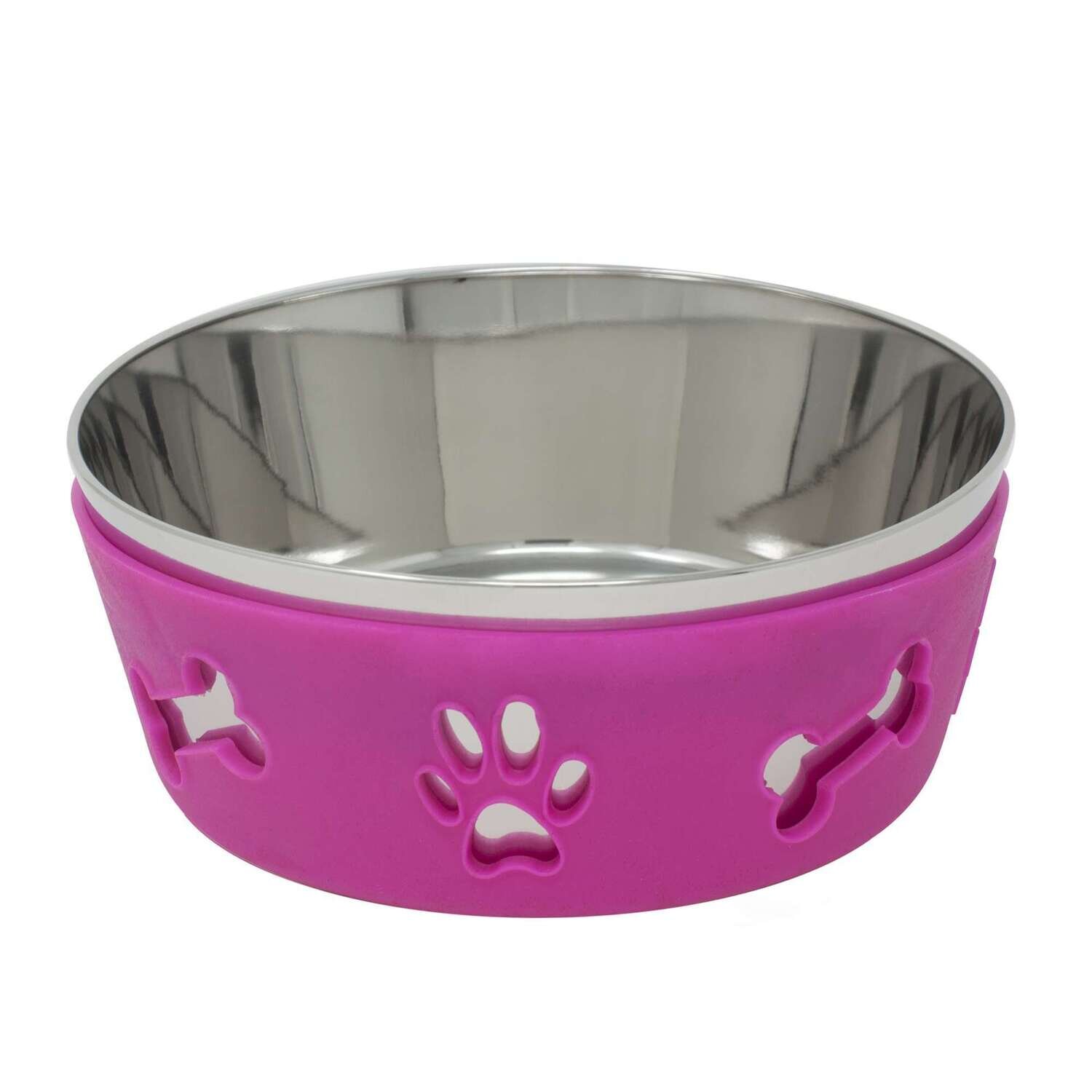 Comedero de acero antideslizante Deco 16 cm