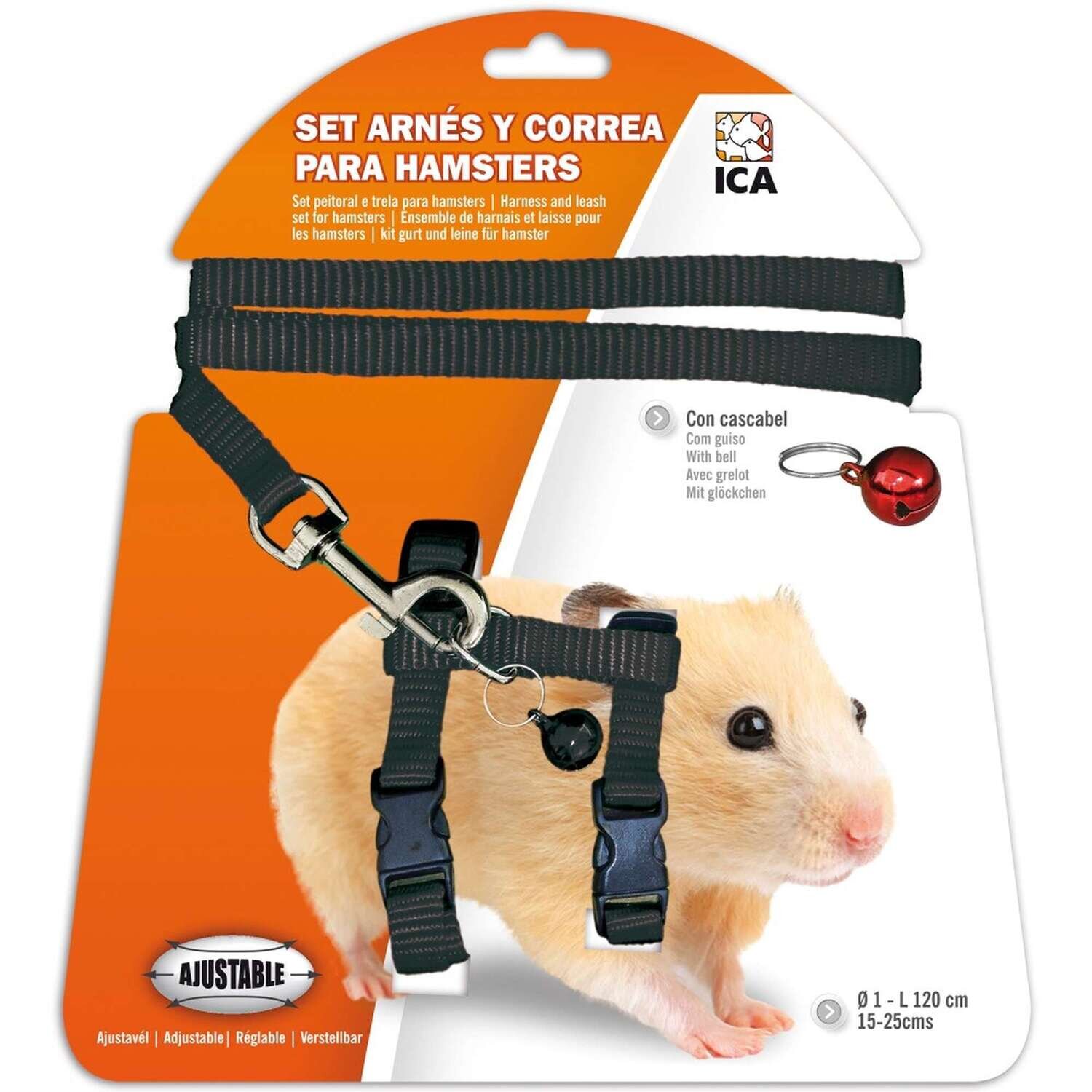 Set de arn�s y correa para h�mster