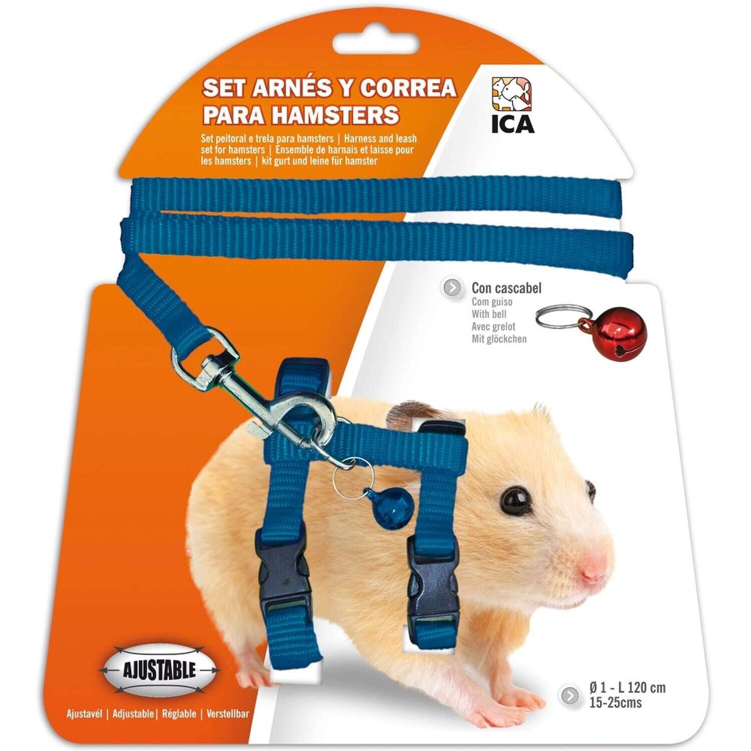 Set de arn�s y correa para h�mster