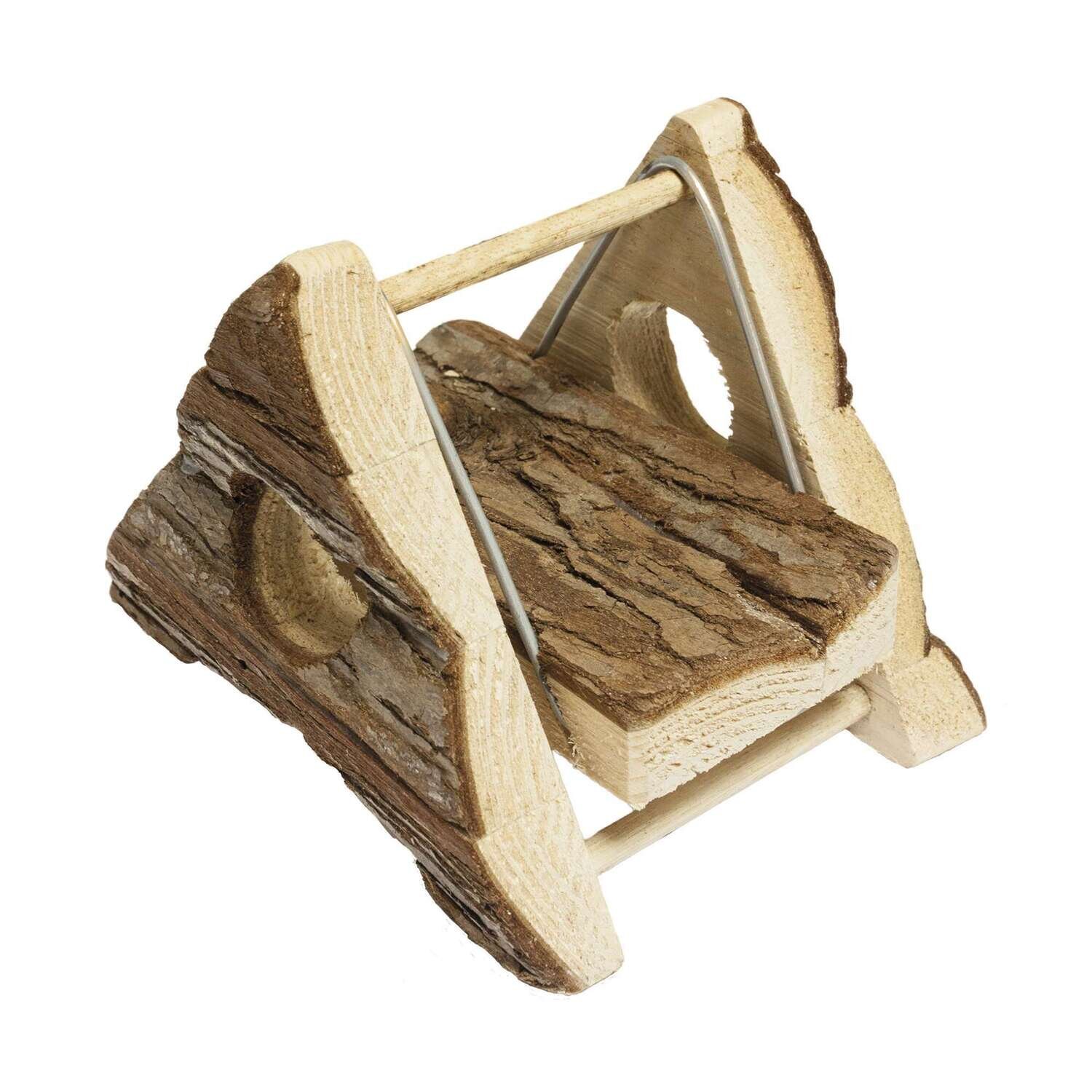 Accesorio de recreo Remo natural r�stico para roedores 9,5x13x9,5 cm