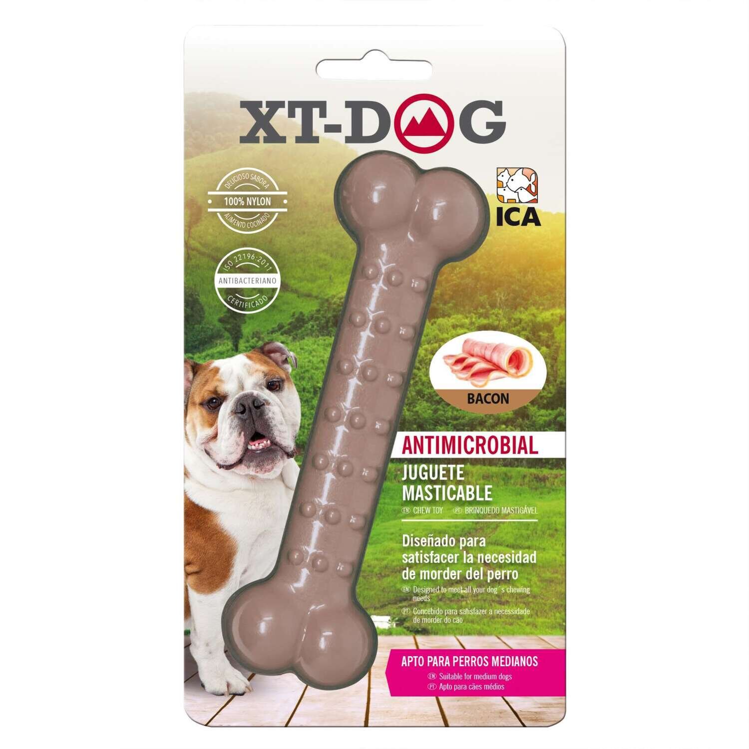 Huesito Dental Bone Nylon Beicon de XT-DOG 15 cm
