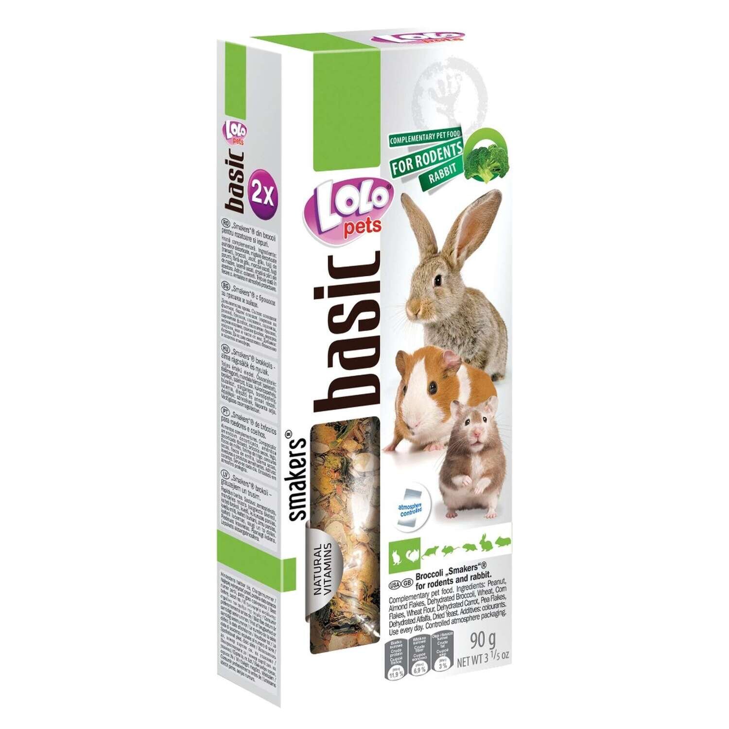 Barritas de br�coli para roedores "LOLO"