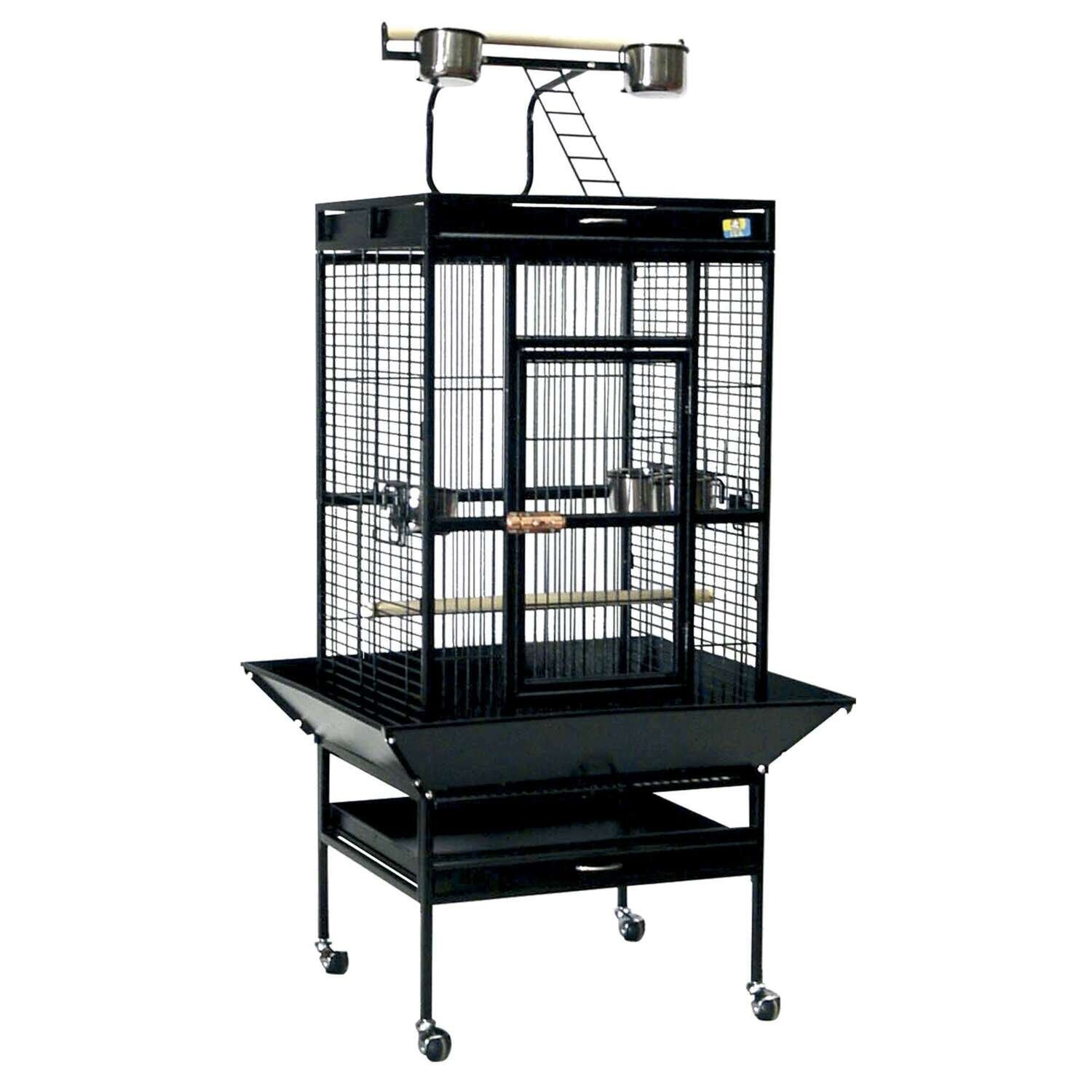 Jaula PARQUE con pie exterior para p�jaros 61x56x156 cm