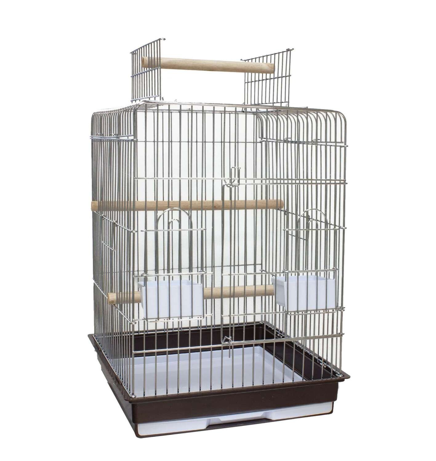 Jaulas REX cromadas para p�jaros 47x47x67 cm