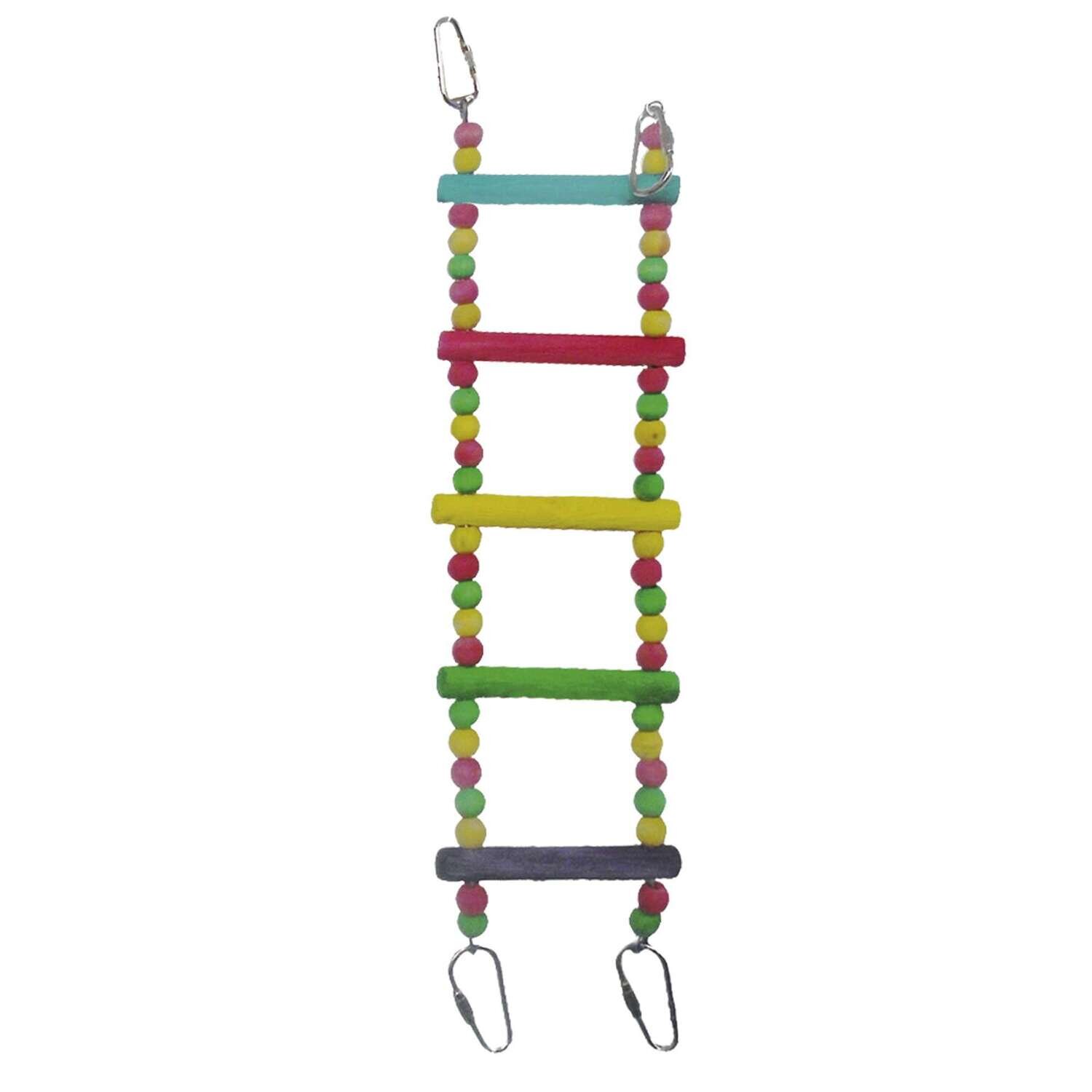 Juguete escalera con cuentas para p�jaros 0x0x50 cm