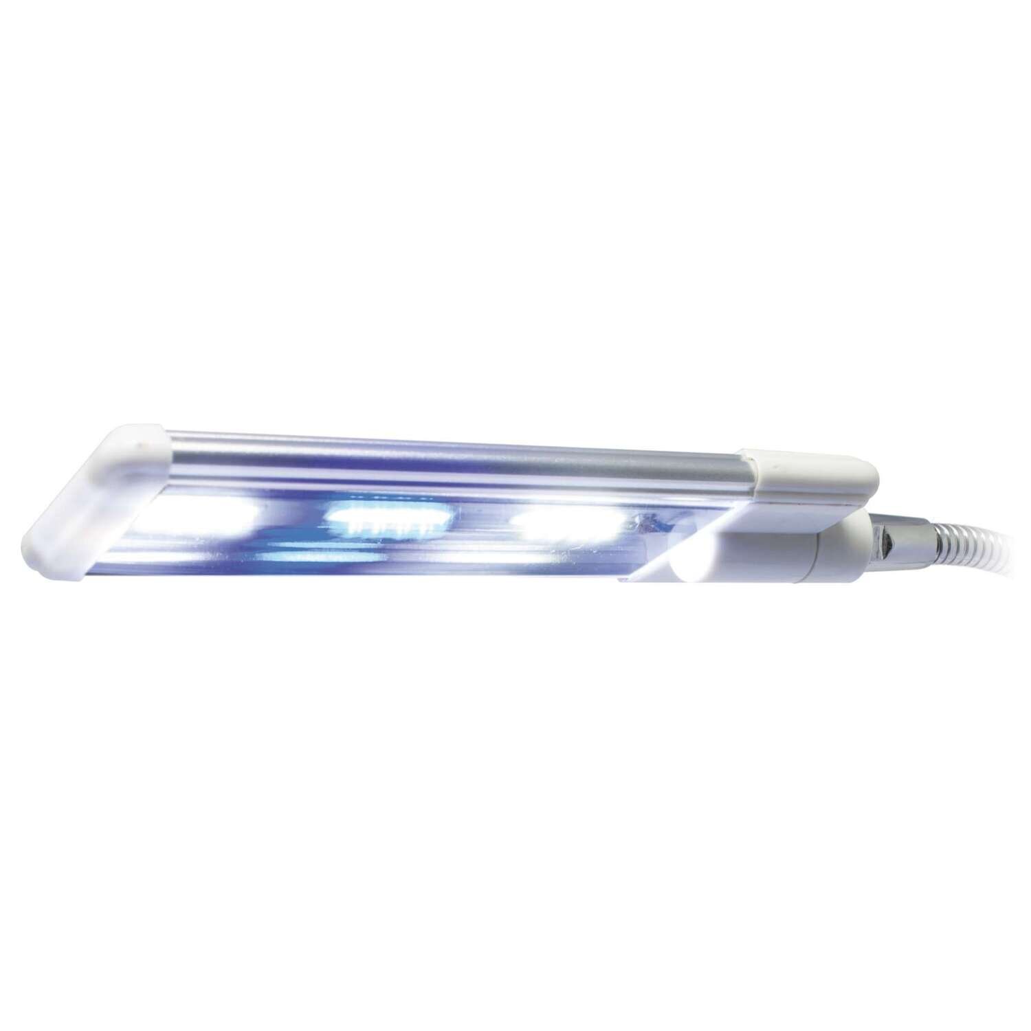 L�mpara COB LED con luz BLANCA / AZUL 39x4,8x3,8 cm