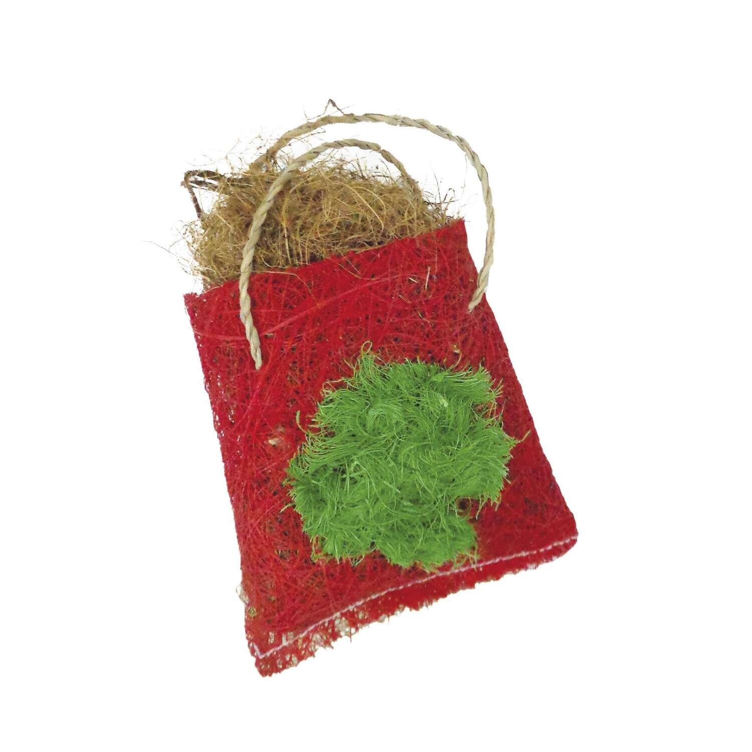 Juguete Cesta de material para nido de p�jaros 12x2x15 cm