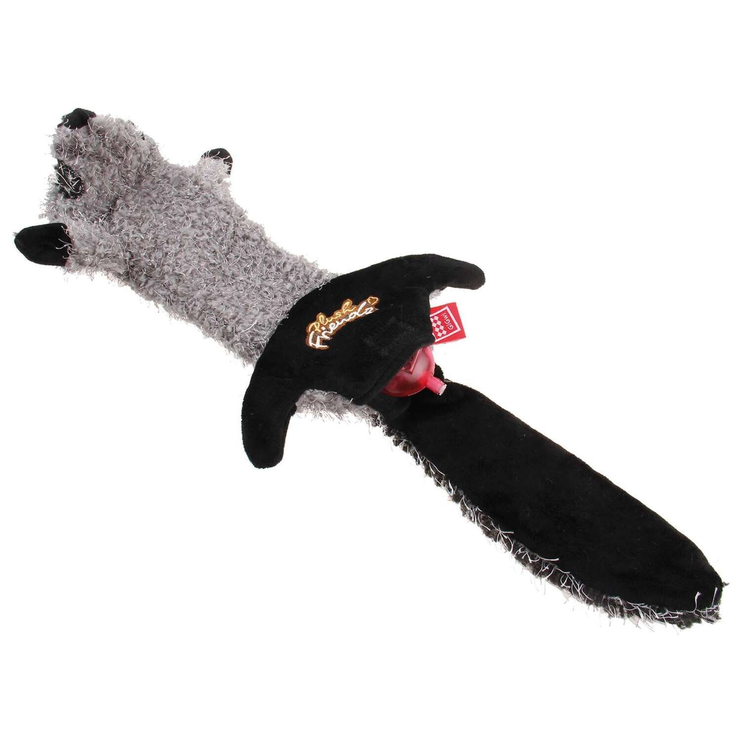 Juguete Plush Friendz con forma de mapache de GIGWI 37 cm