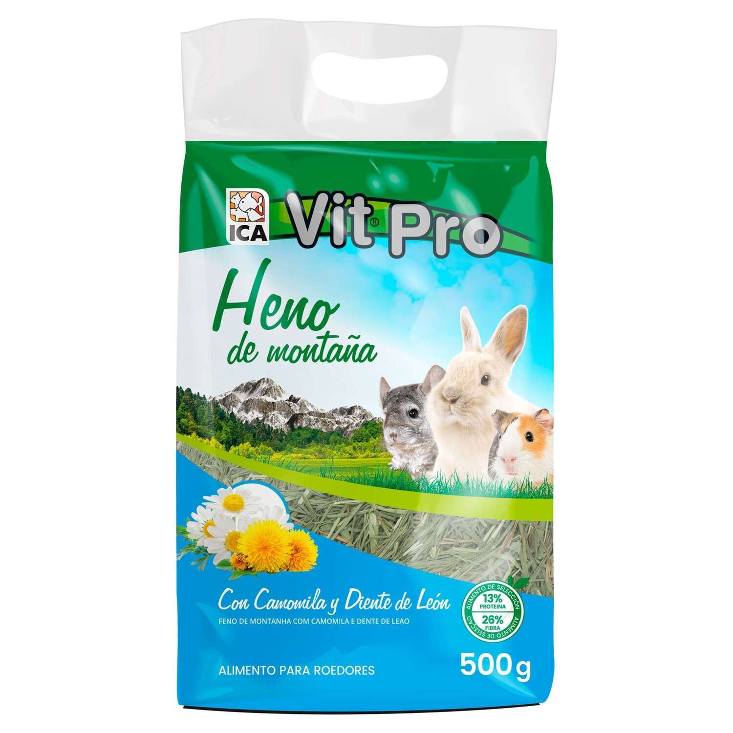 Heno de monta�a con camomila y diente de le�n VITPRO 500 g