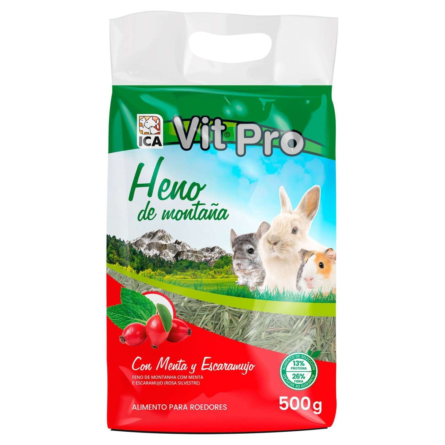 Heno de monta�a con menta  y escaramujo VITPRO 500 g