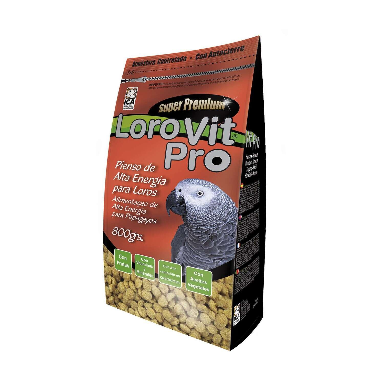 Alimento para loros Vit Pro en bolsa 800 g