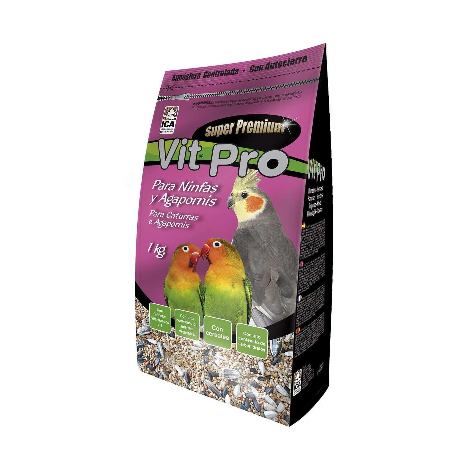 Alimento para Cotorras Vit Pro en bolsa 1 kg
