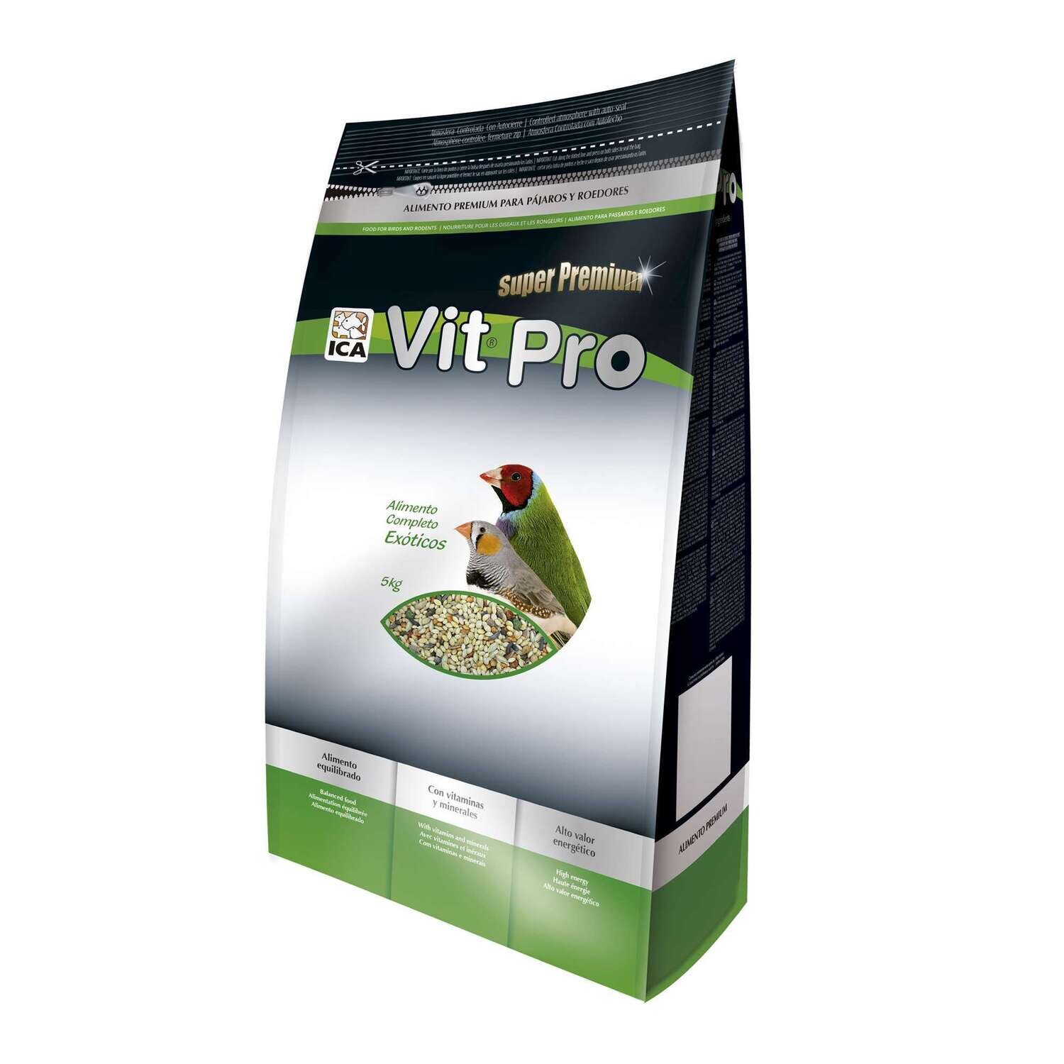 Alimento para Ex�ticos Vit Pro en bolsa 5 kg