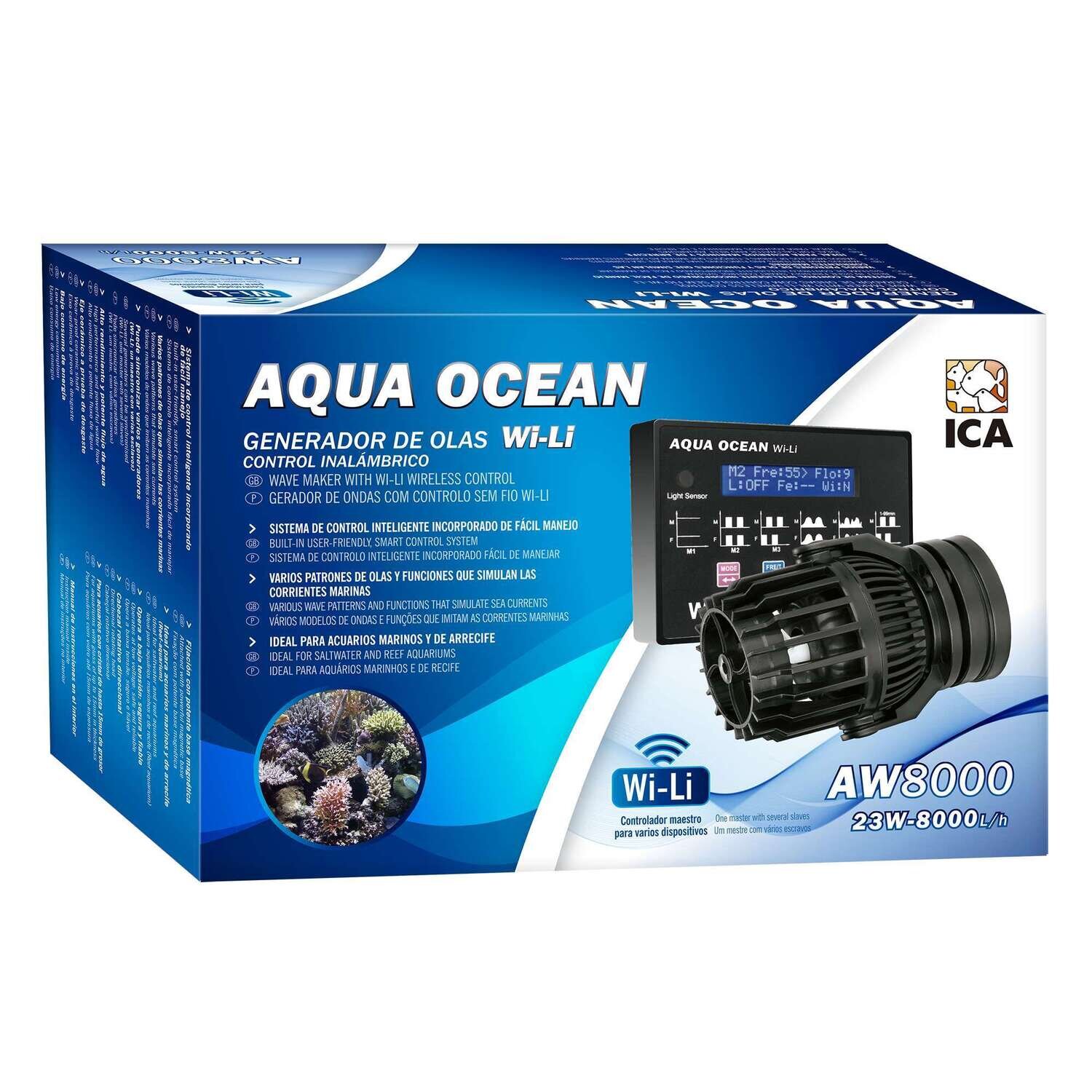 Generadores de olas y corrientes AQUA OCEAN WI-LI 13000
