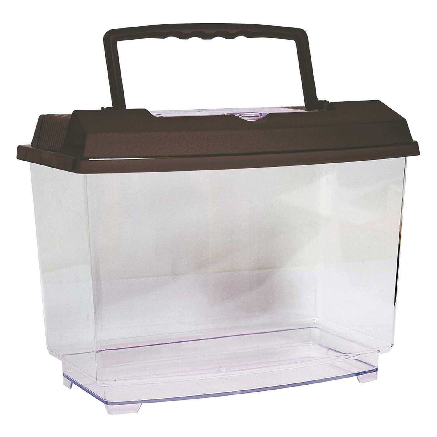 Acuario pl�stico de AQUATRANS 14x10x19,5 cm