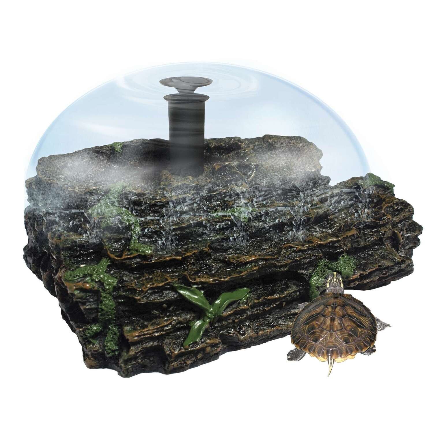Isla peque�a + fuente Terra Island 20x13x8 cm