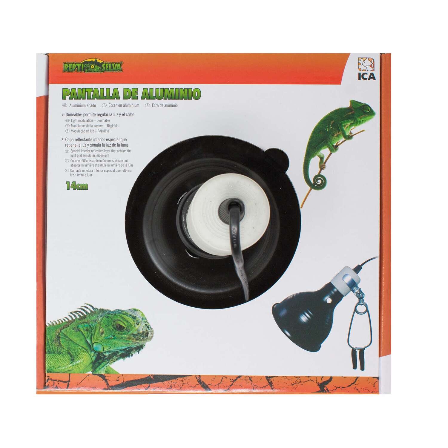 Pantalla de aluminio 15 cm