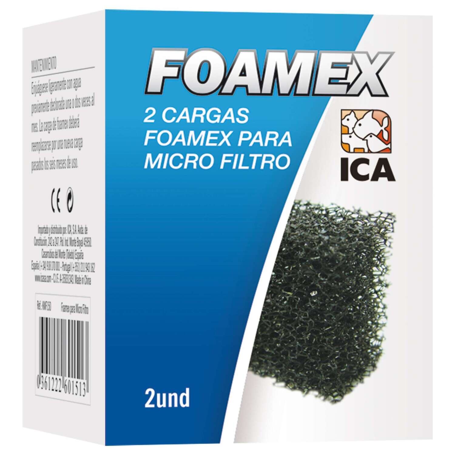Carga de FOAMEX para micro filtro KW150