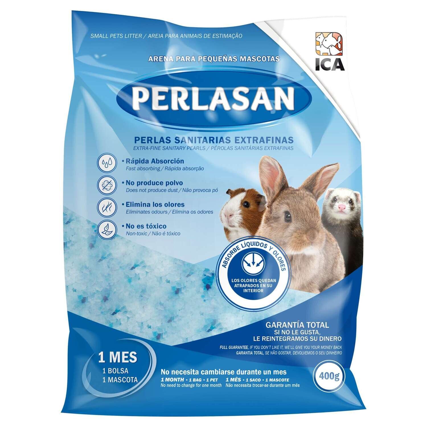 Lecho sanitario Perlasan para roedores 400 G