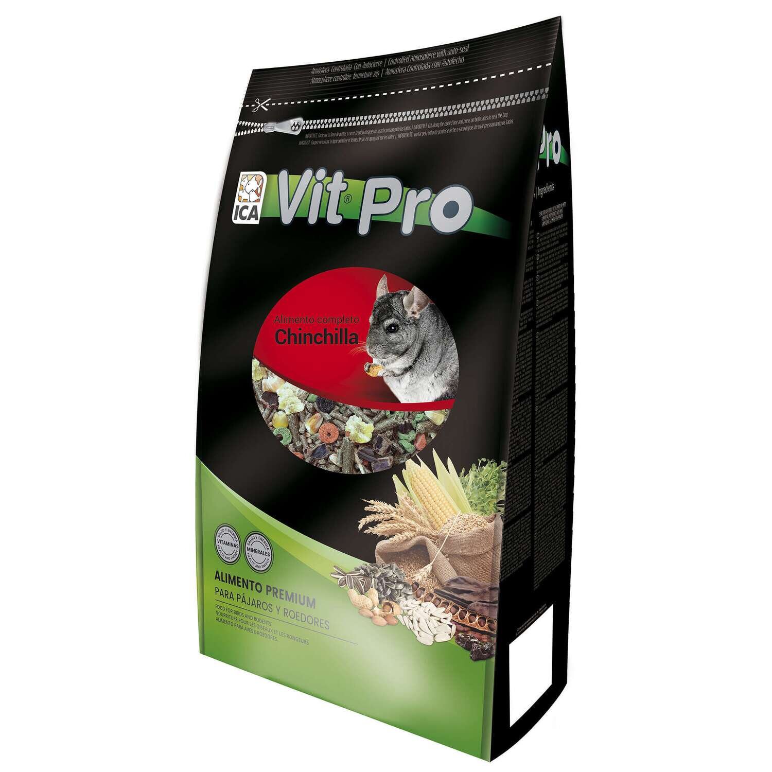 Alimento para Chinchillas VIT PRO en bolsa