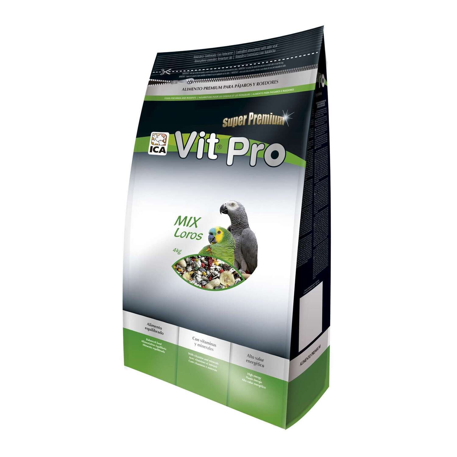 Alimento para loros Vit Pro Mix en bolsa 4 kg