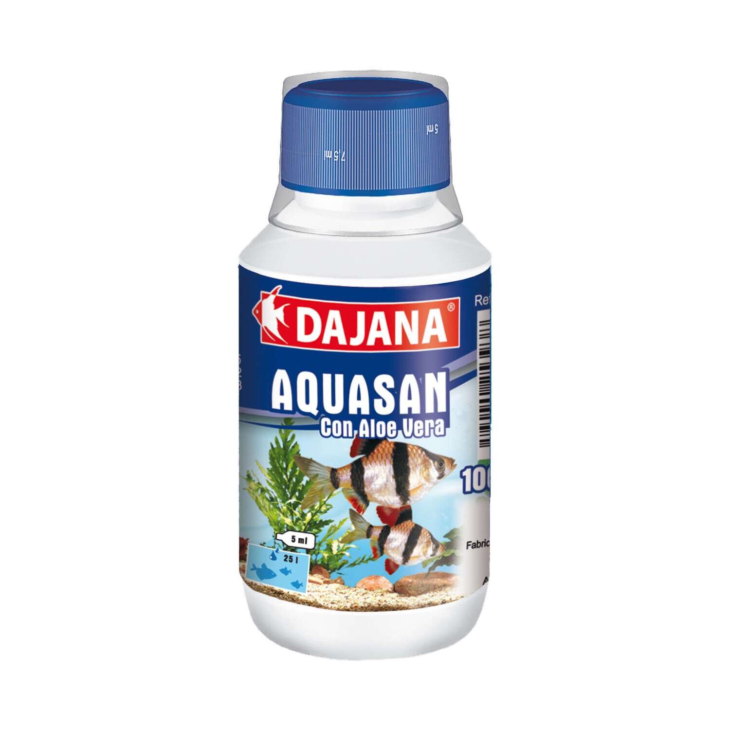 Anticloro y cloramina con aloe vera: AQUASAN de DAJANA 100 ML