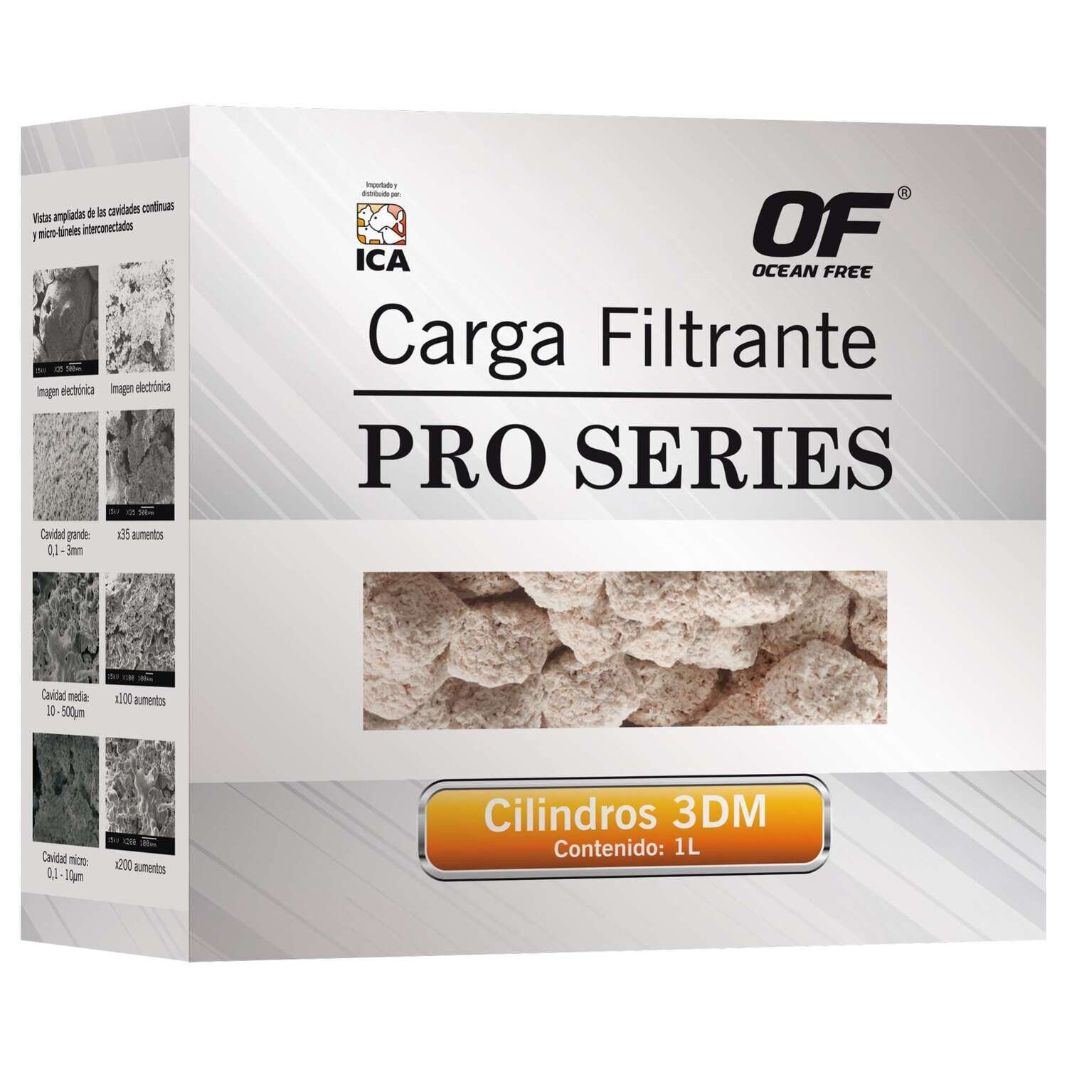 Cilindros filtrantes de OCEAN FREE con 3DMPro 1 l