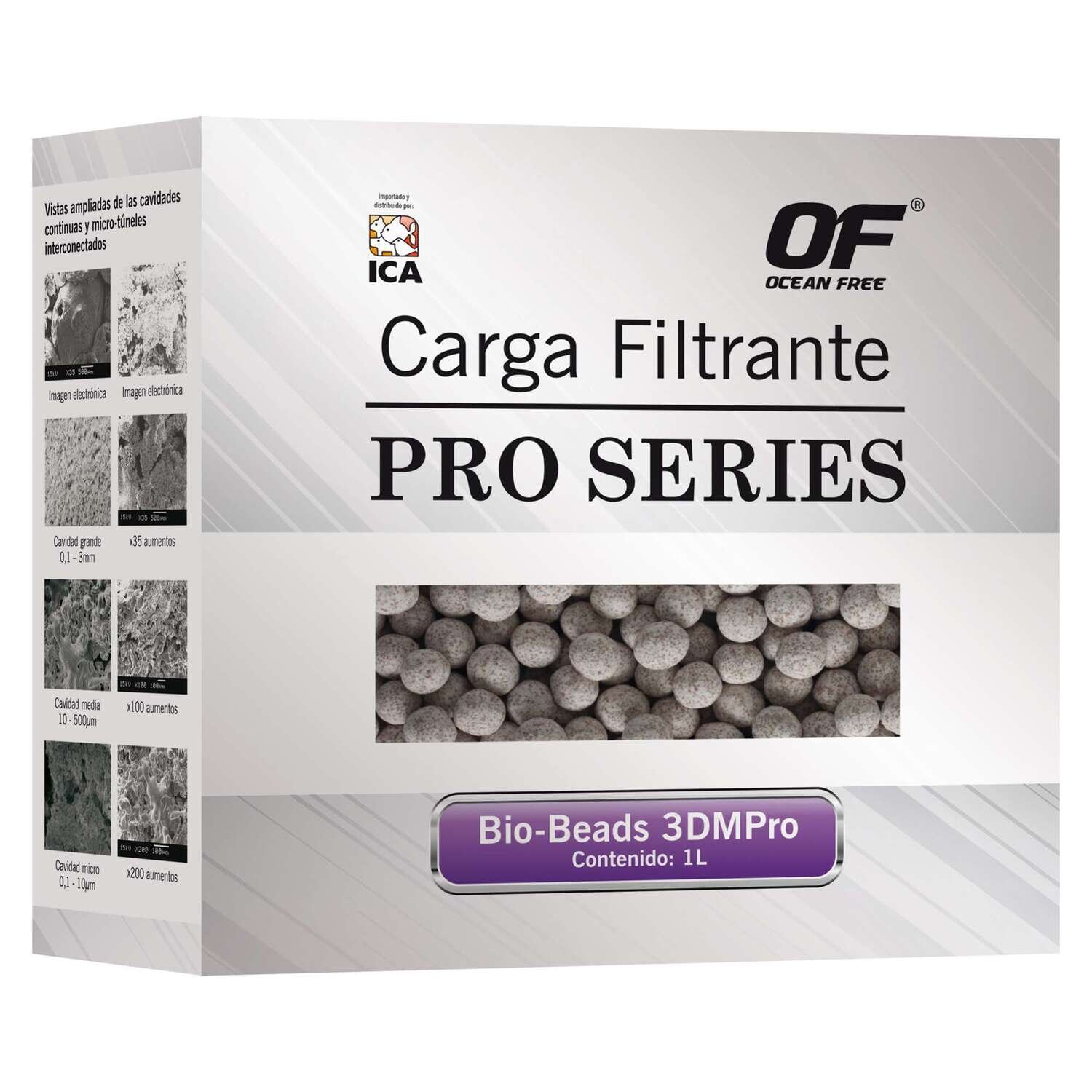 Perlas filtrantes de OCEAN FREE con 3DMPro 1 l