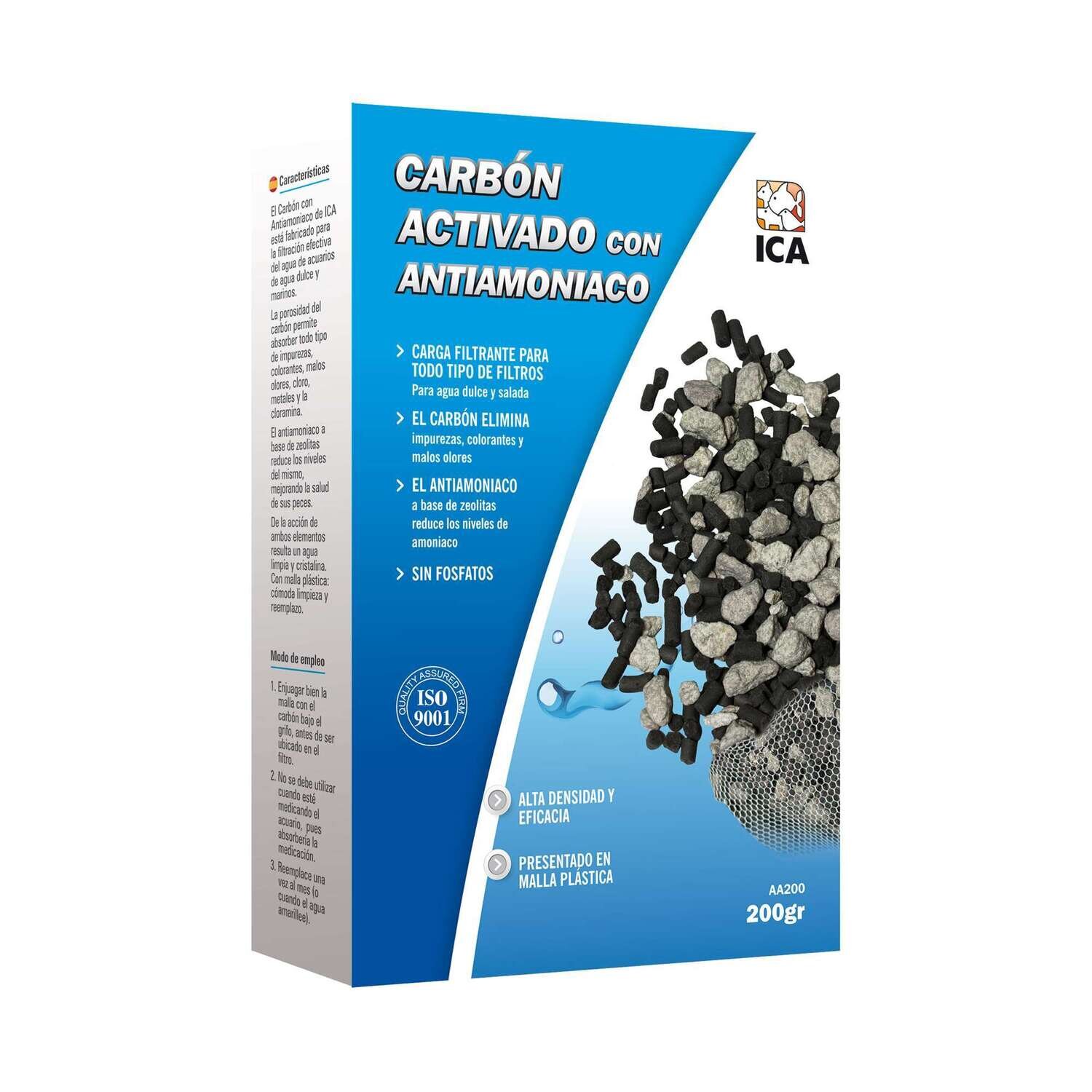 Carb�n activado + Zeolita 200 g