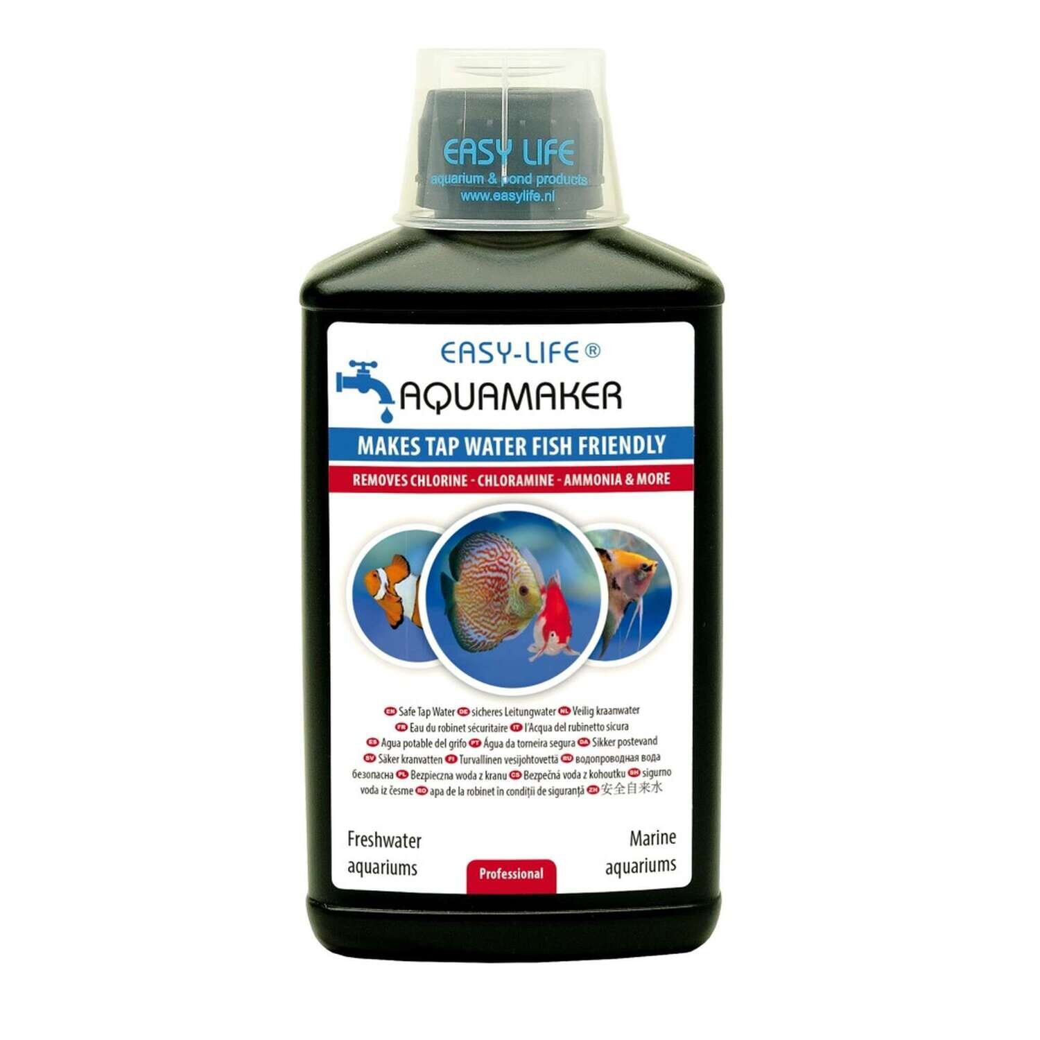 Anticloro, cloramina y amon�aco:  AQUAMAKER de EASY-LIFE 1 l