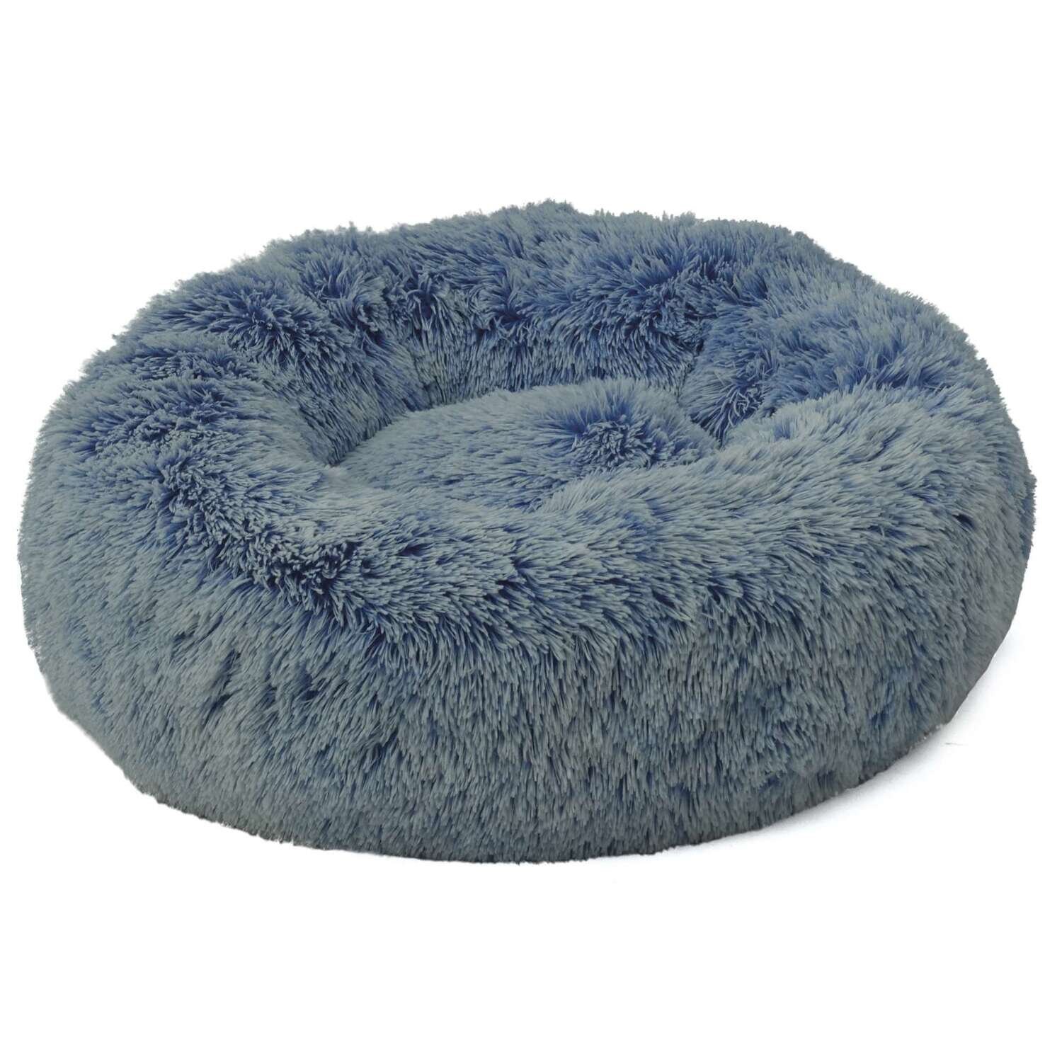 Cuna Fur redonda azul DREAM 50x50x18 cm
