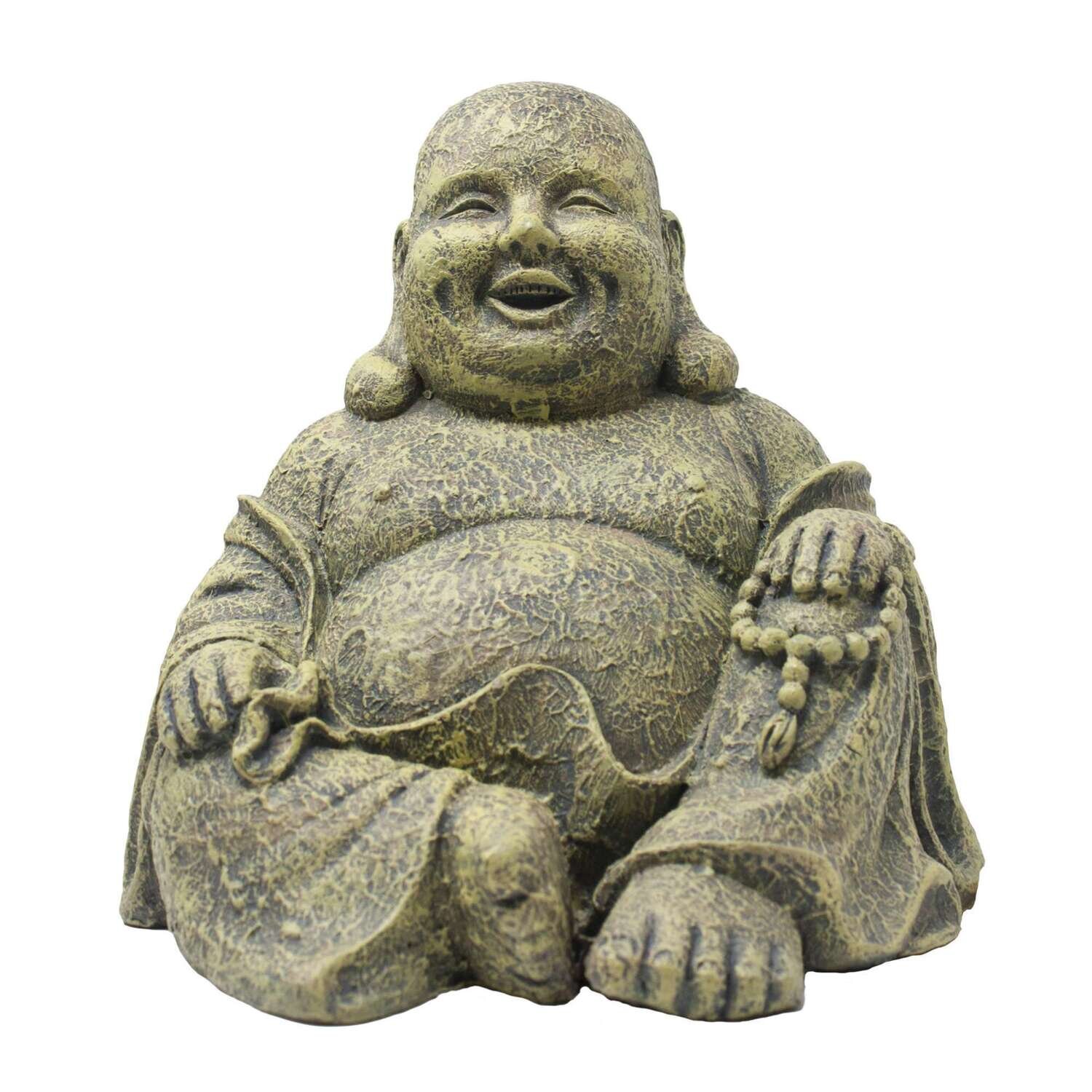 Ornamento Buda sonriente de ICA 16x15,5x15,5 cm