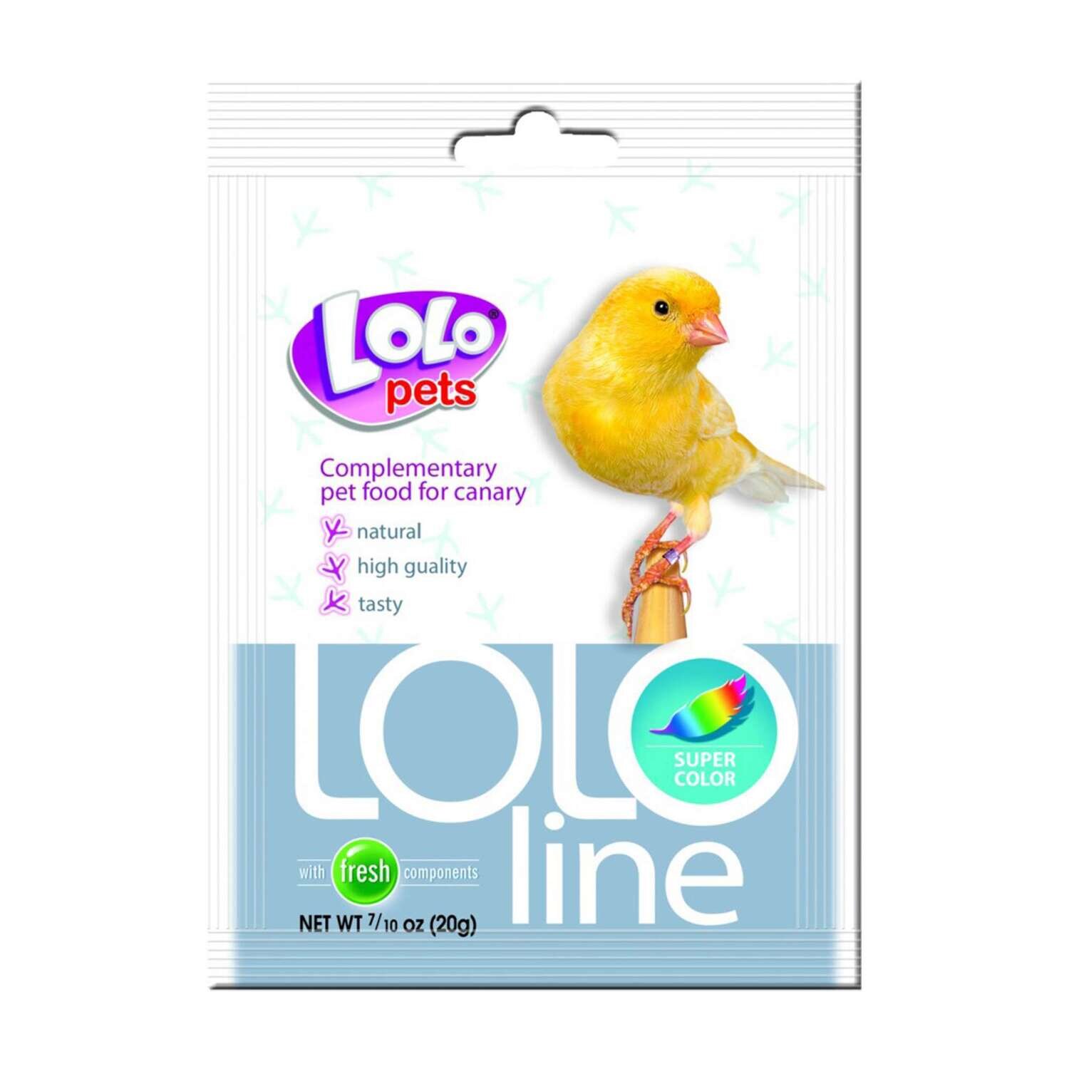 Complemento alimenticio super color para canarios "LOLO"  20 g
